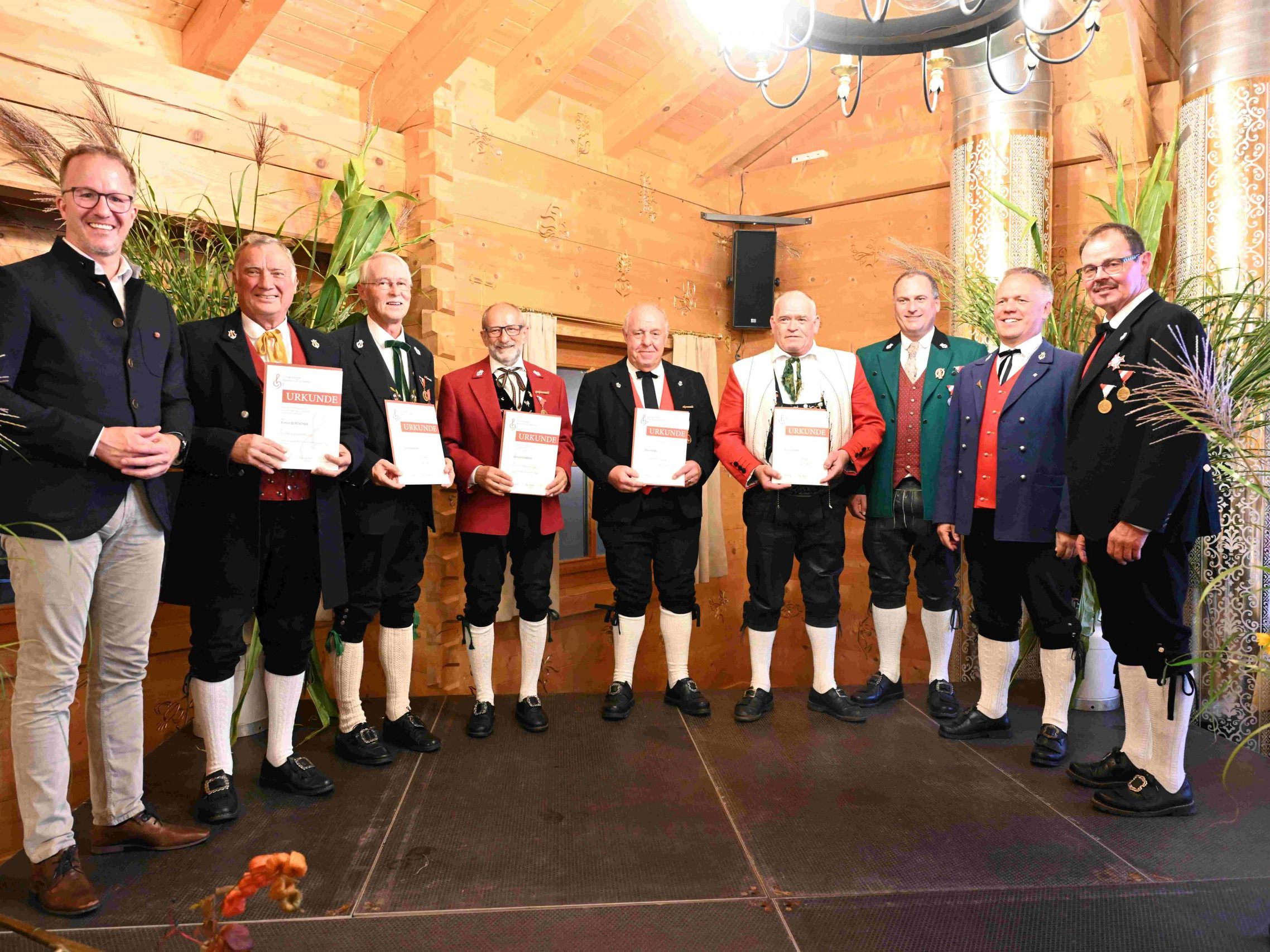 Herzliche Gratulation den Geehrten