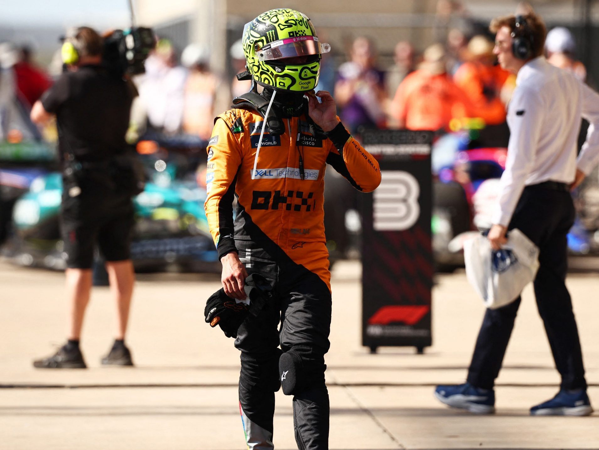 Lando Norris nach dem USA GP Lando Norris nach dem USA GP
