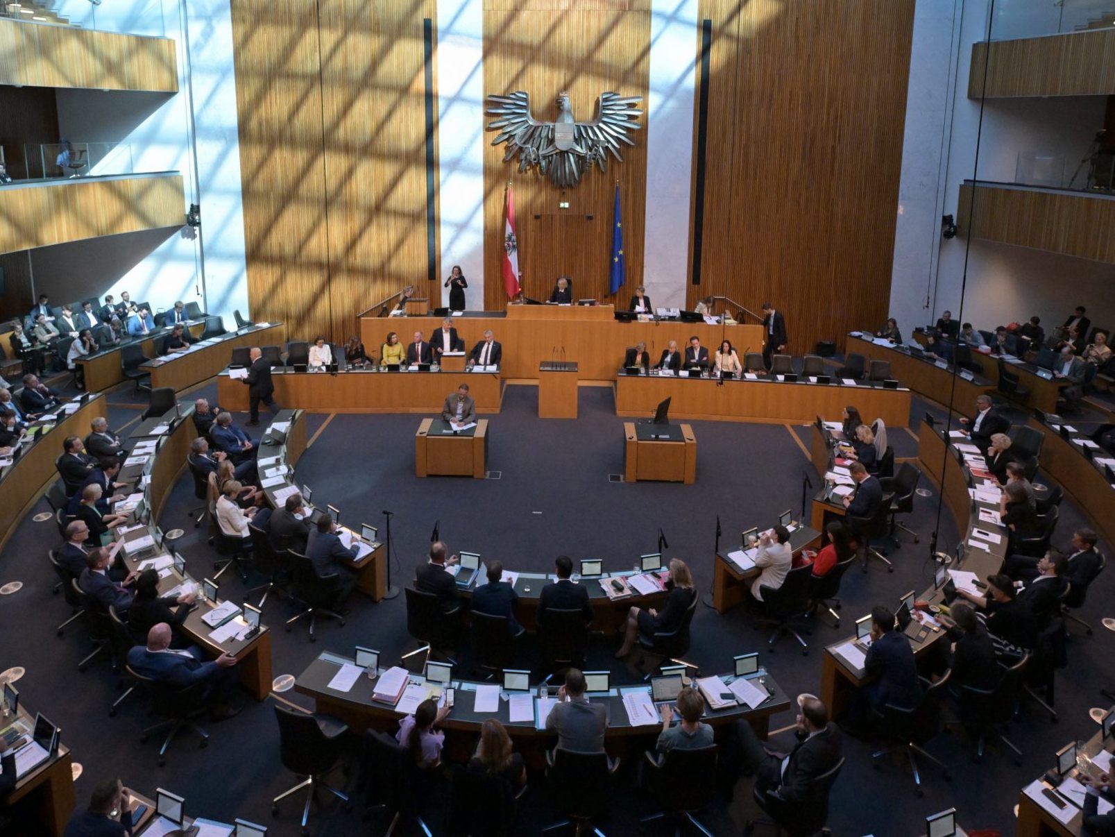 Die neue Sitzordnung im Parlament steht fest.