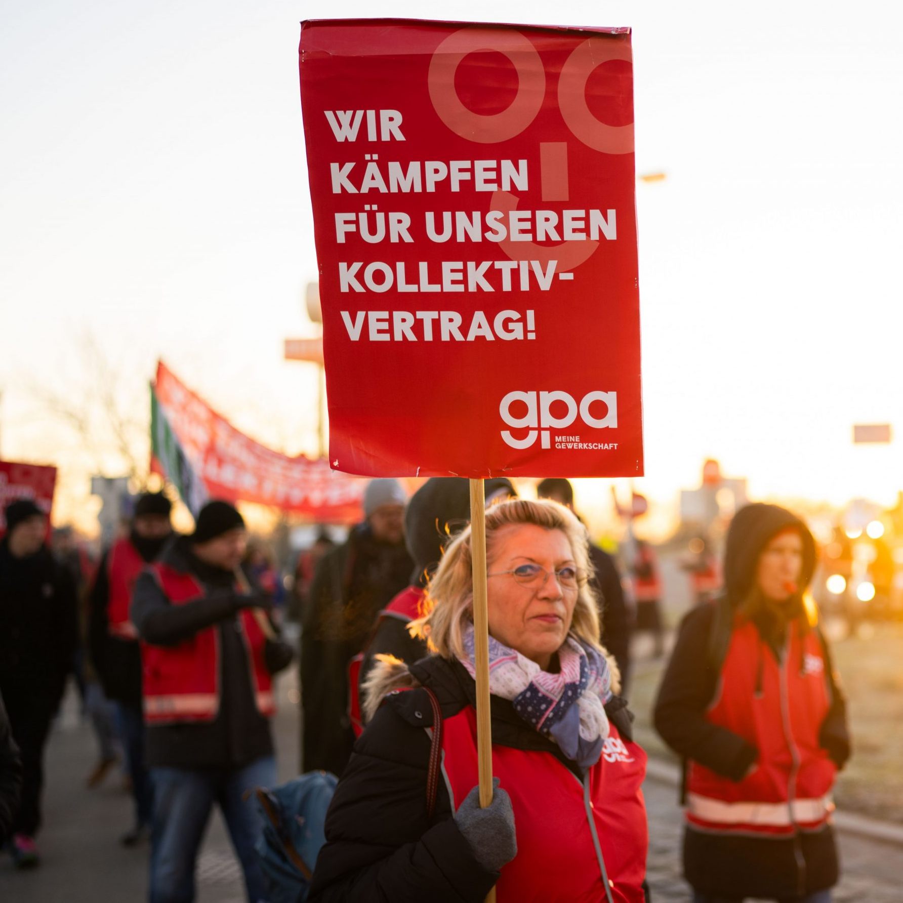 Im vergangenen Jahr kam es bei den Handels-KV-Verhandlungen zu Warnstreiks.