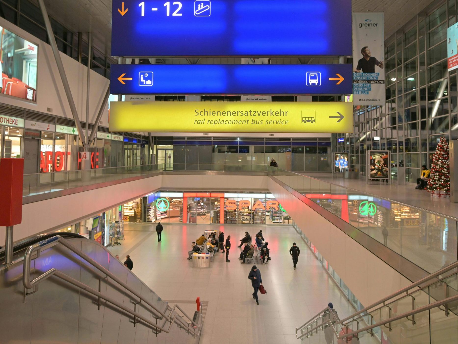 Im Bild: Der Linzer Hauptbahnhof. Im Bild: Der Linzer Hauptbahnhof.