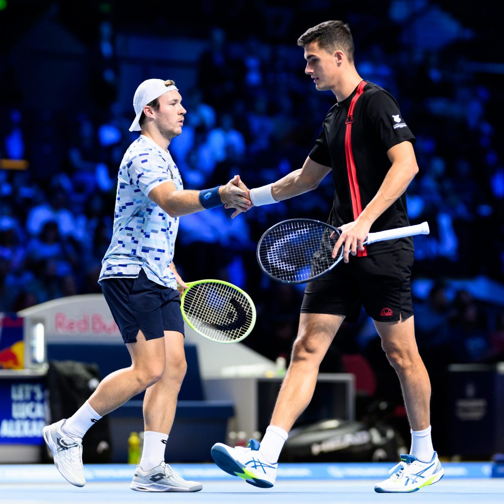 Lucas Miedler und Alexander Erler im Doppel Finale des Erste Bank Open.