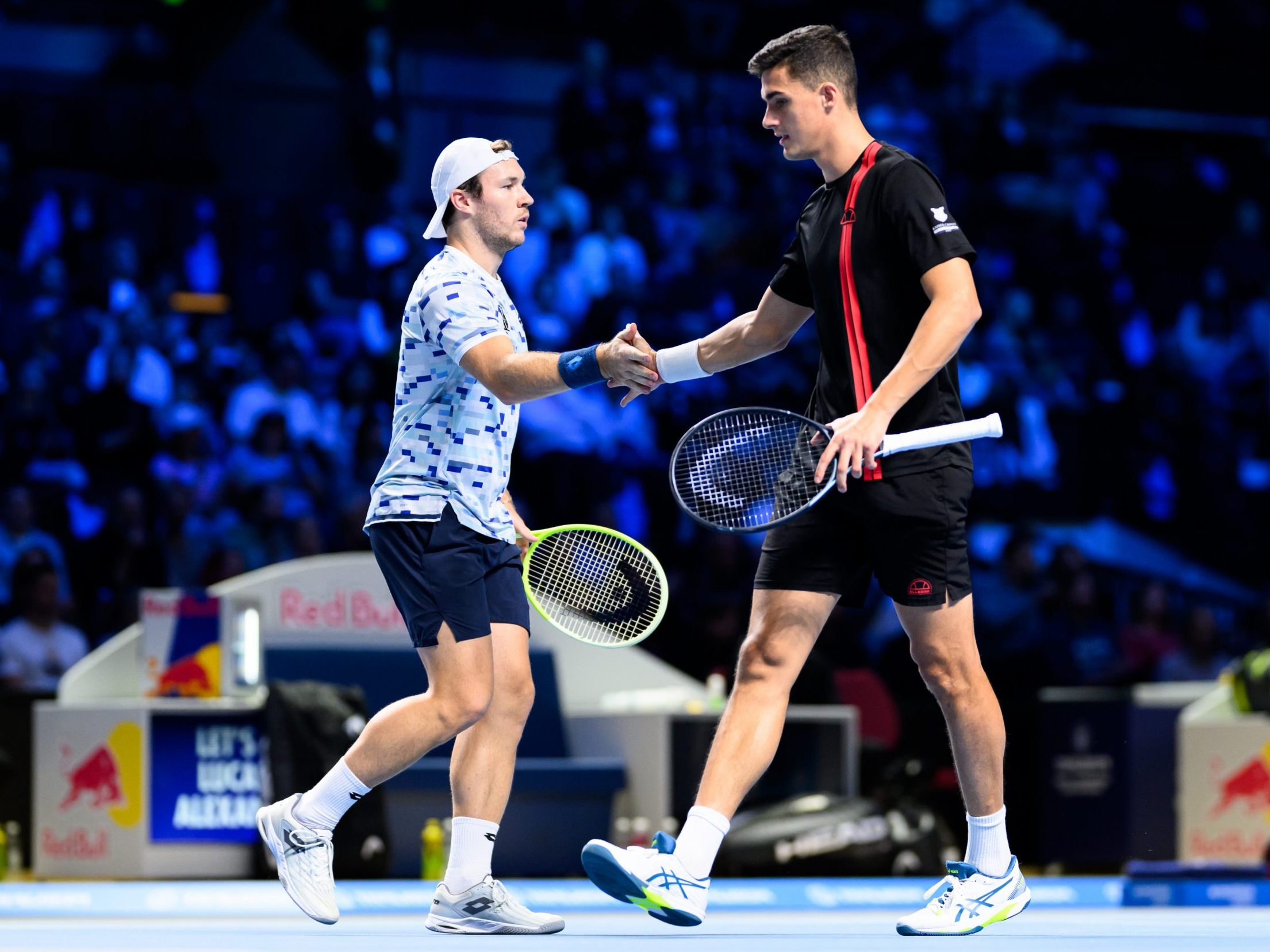 Lucas Miedler und Alexander Erler im Doppel Finale des Erste Bank Open. Lucas Miedler und Alexander Erler im Doppel Finale des Erste Bank Open.