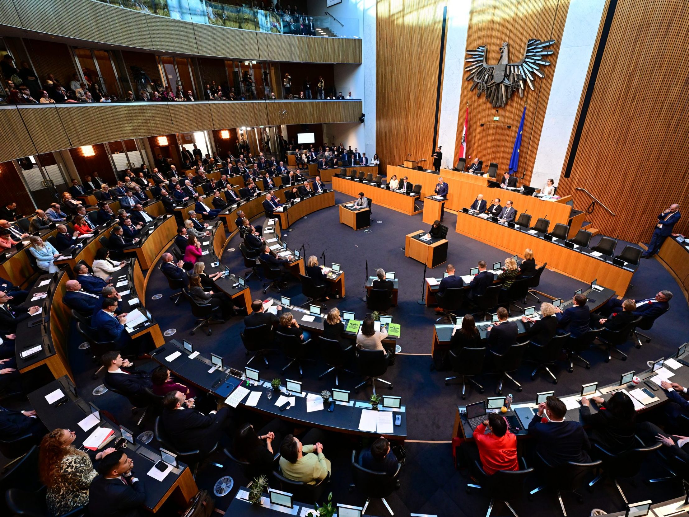 Die Nationalratssitzung ist in vollem Gange.
