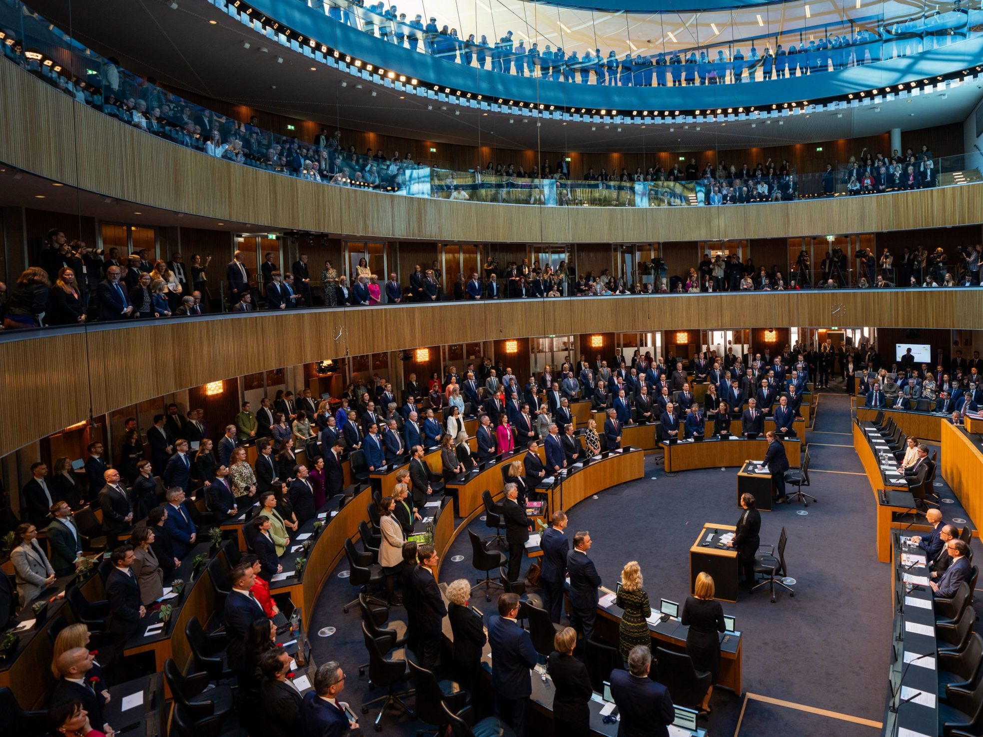 Die 183 Abgeordneten wurden angelobt.