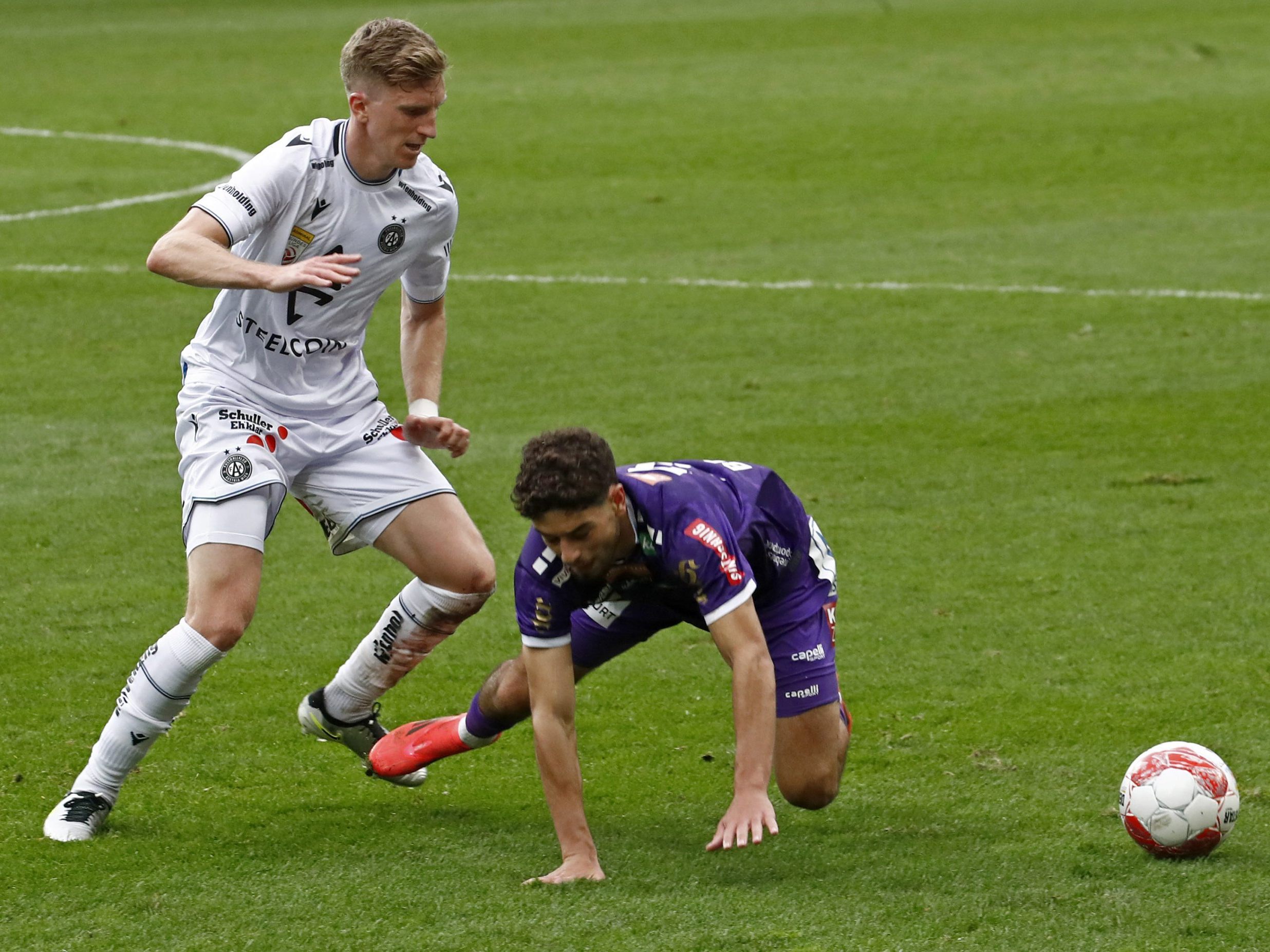 Wiener Austria feierte 1:0-Sieg in Klagenfurt.