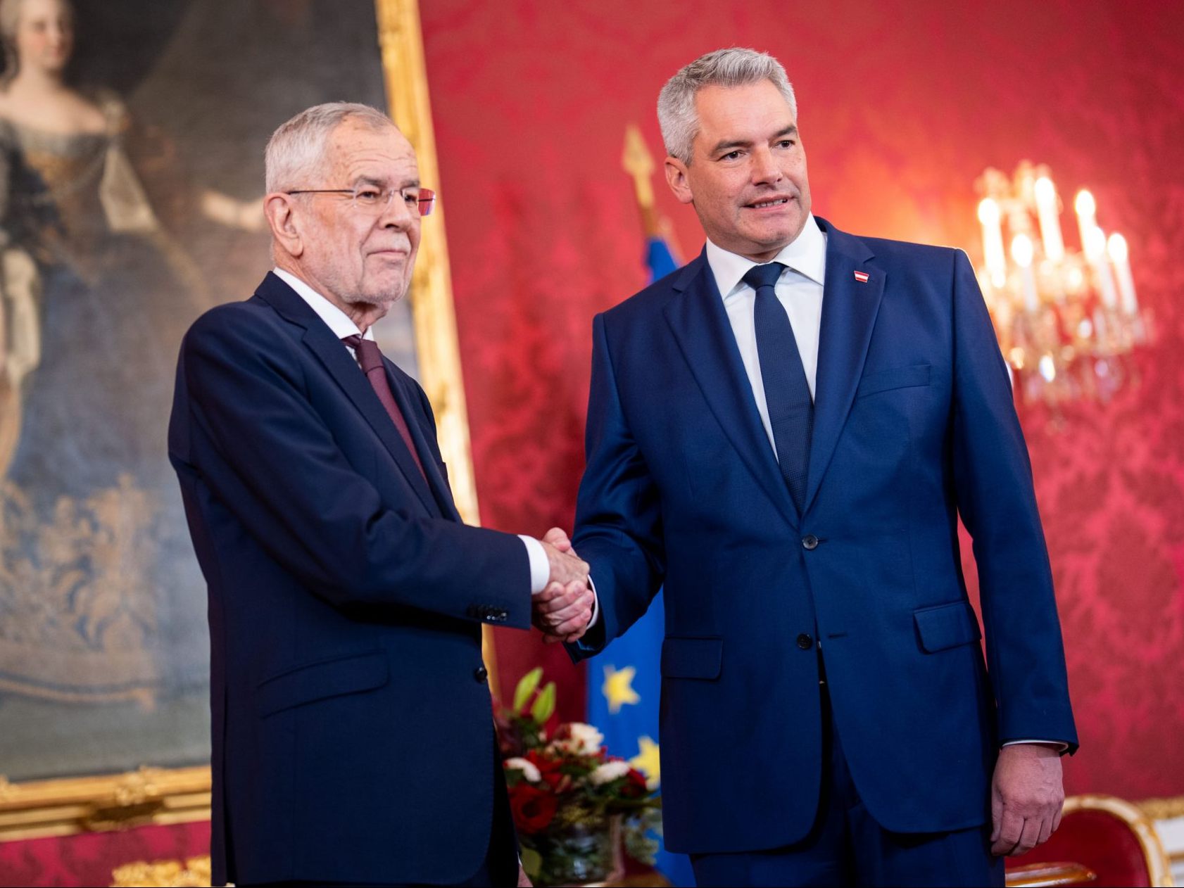 Kickl ist raus: Van der Bellen beauftragte Nehammer mit der Regierungsbildung.