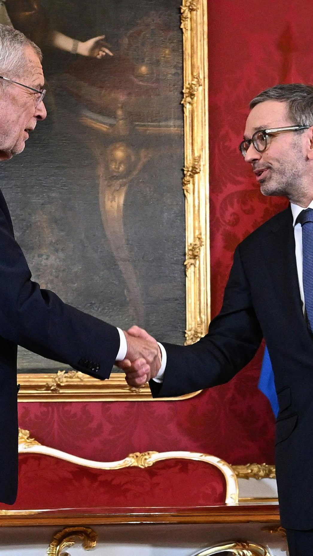 Kickl war als erster Parteichef nach der Nationalratswahl beim Bundespräsidenten zu Gast.