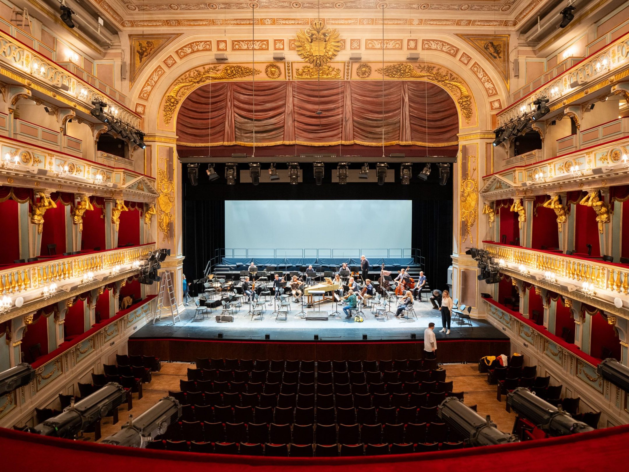 Das Theater an der Wien am 9. Oktober. Das Theater an der Wien am 9. Oktober.