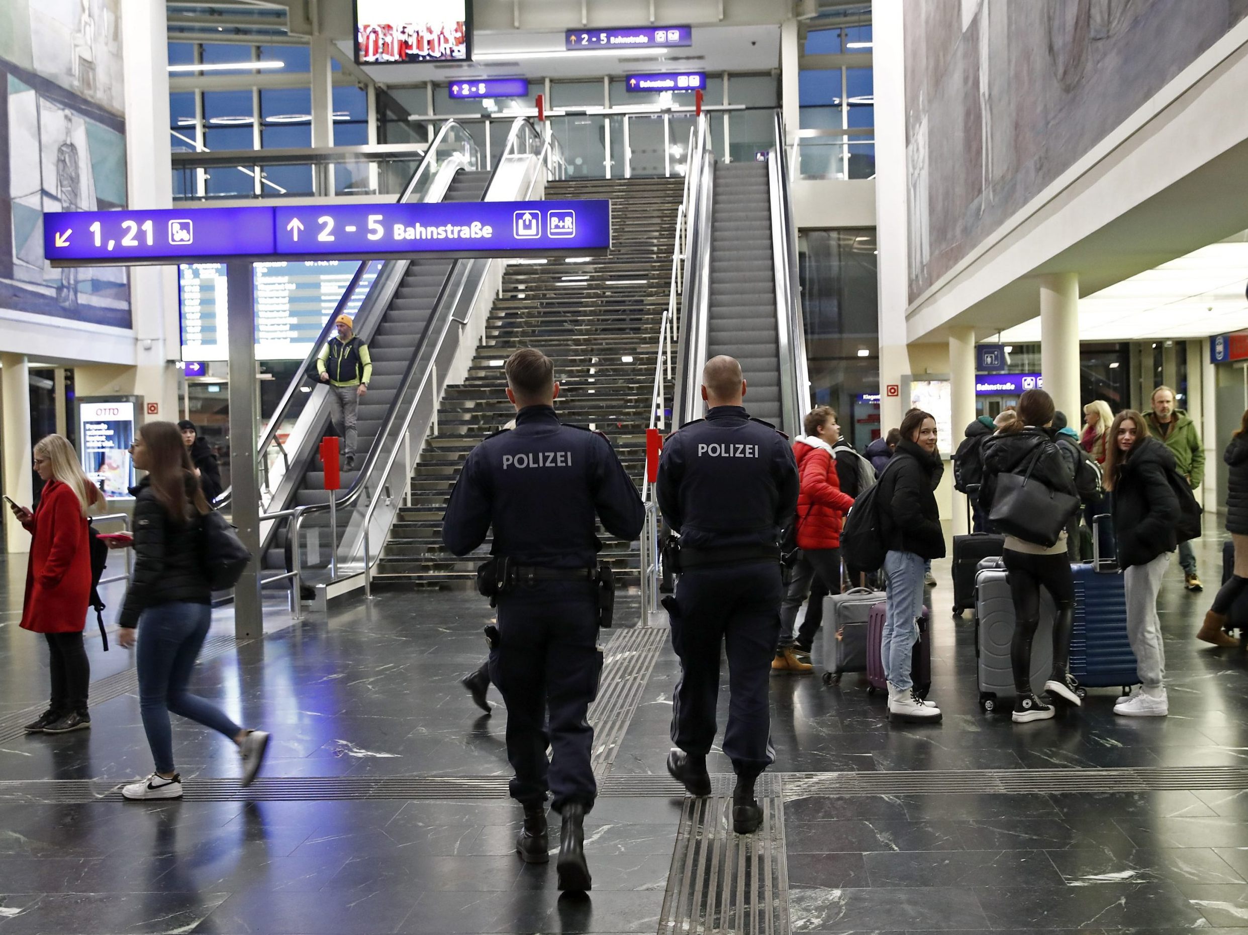 Der Klagenfurter Hauptbahnhof musste evakuiert werden.