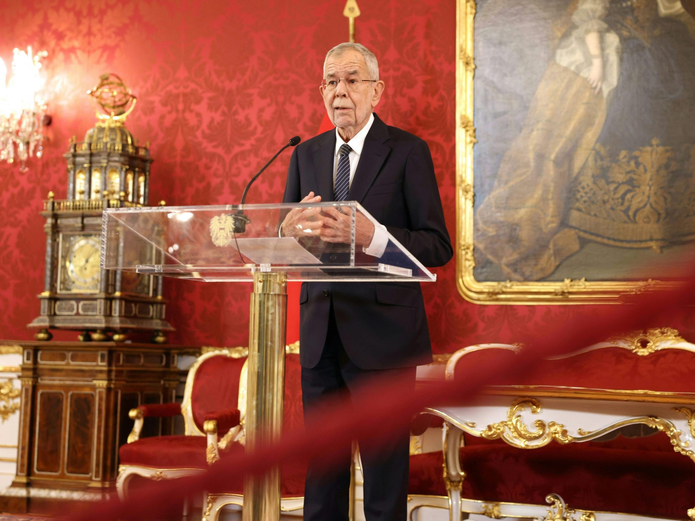 Alexander Van der Bellen informiert zu weiteren Schritten nach der Nationalratswahl.