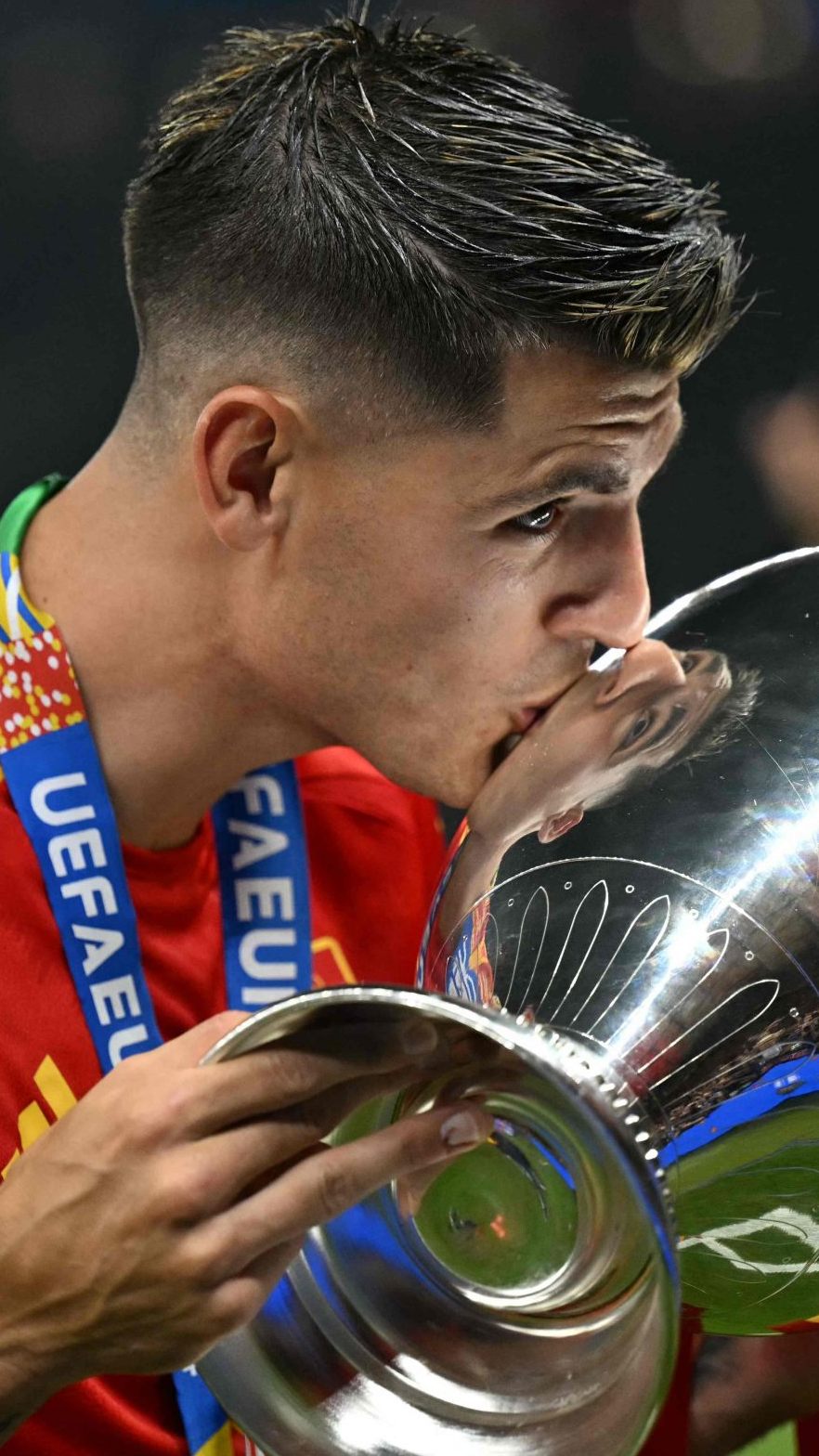 Morata führte Spanien als Kapitän zur Europameisterschaft 2024 in Deutschland.