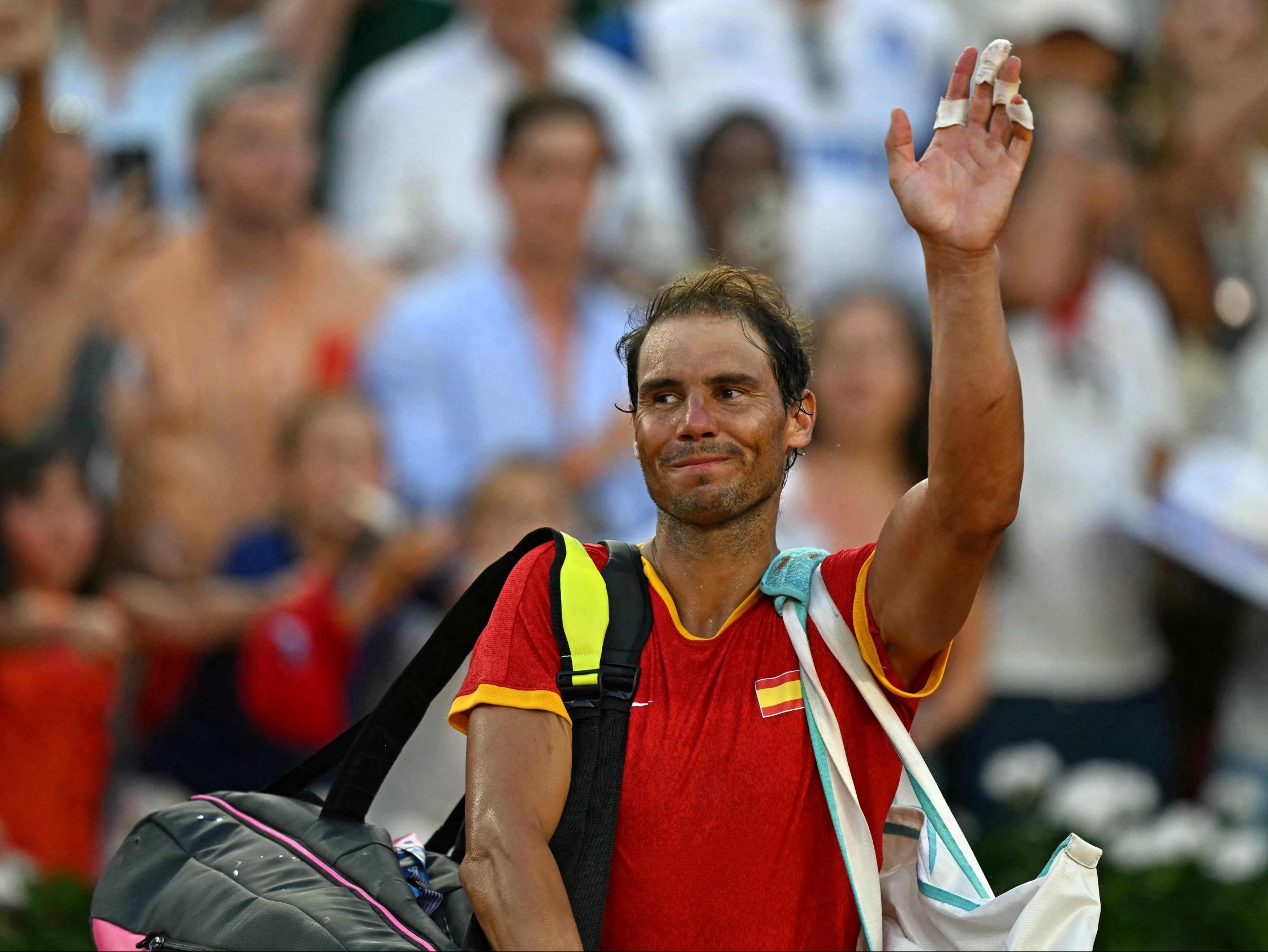 Tennis-Superstar Rafael Nadal gibt seinen Rücktritt bekannt. Tennis-Superstar Rafael Nadal gibt seinen Rücktritt bekannt.