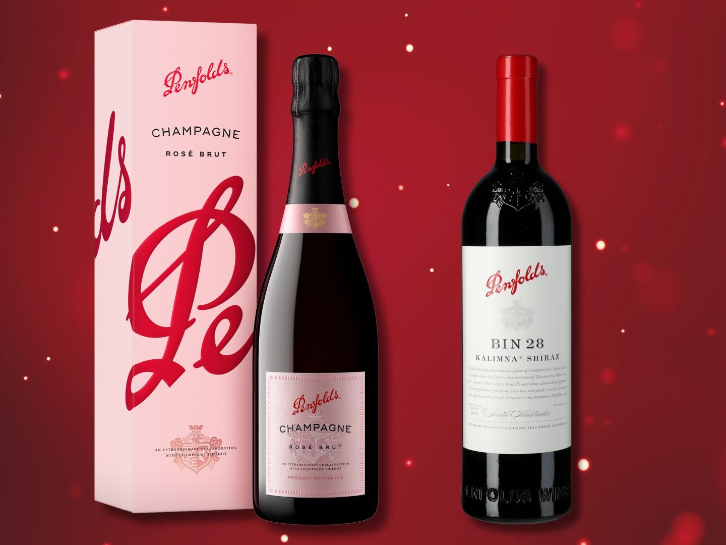 Die edlen Weine und Champagner von Penfolds sind der perfekte Genuss zu den Festtagen. Die edlen Weine und Champagner von Penfolds sind der perfekte Genuss zu den Festtagen.