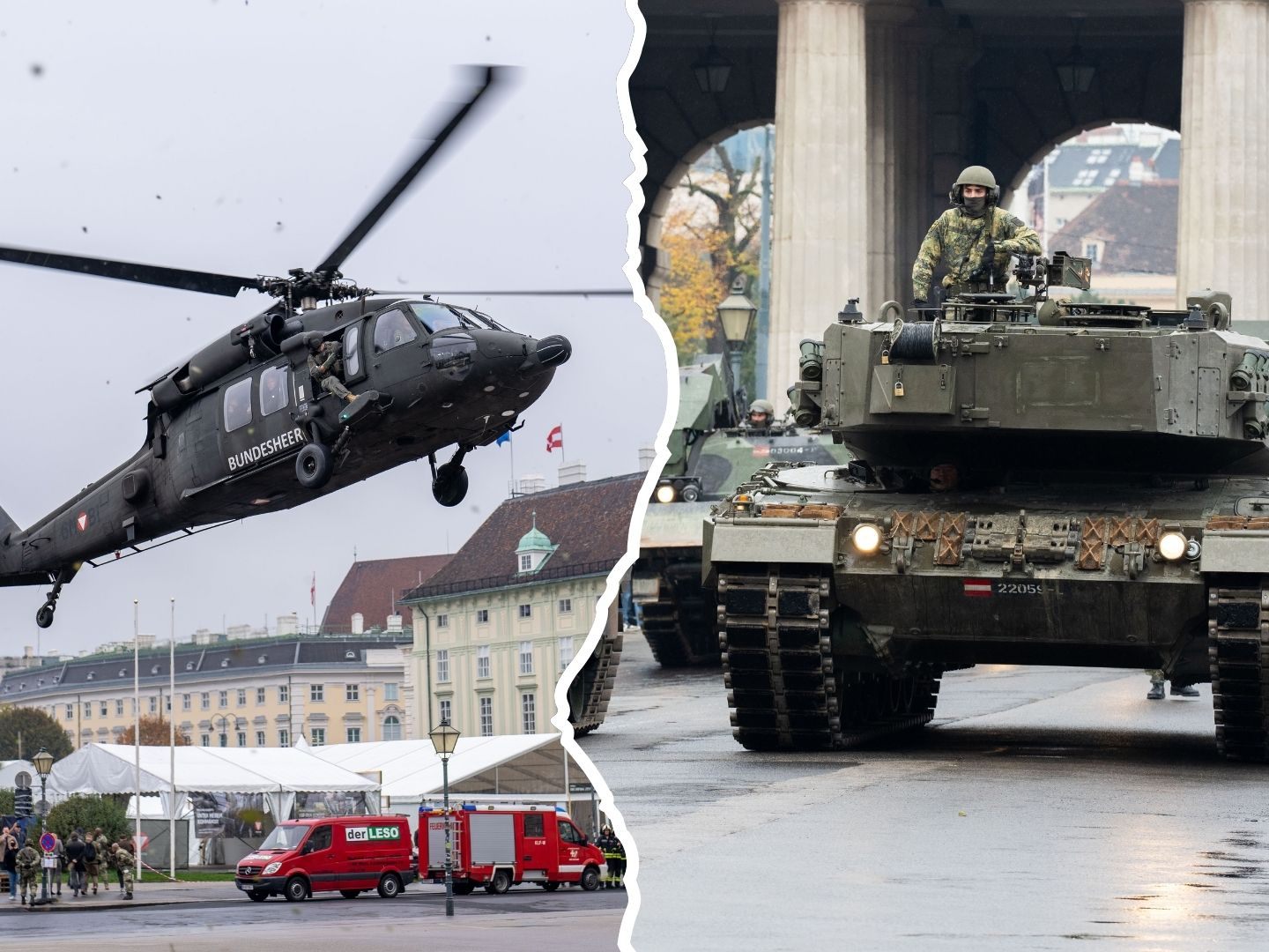 Das Bundesheer präsentiert sich am Nationalfeiertag in Wien und Salzburg. Das Bundesheer präsentiert sich am Nationalfeiertag in Wien und Salzburg.