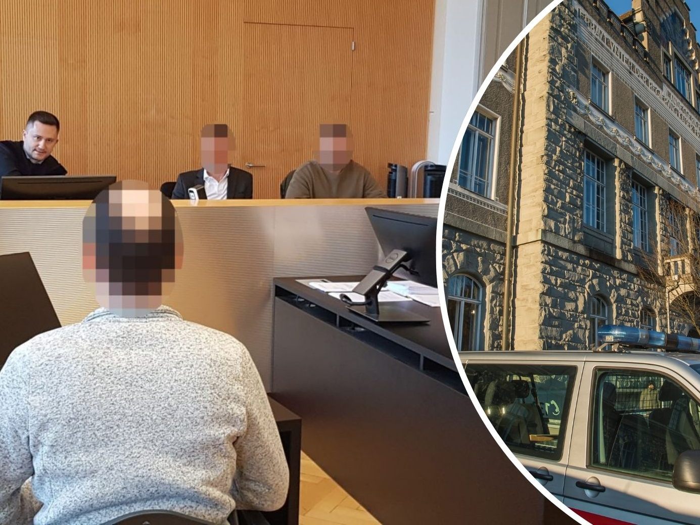 Bei der Amtshandlung wurden durch die Fahrweise des Betroffenen Polizisten verletzt.