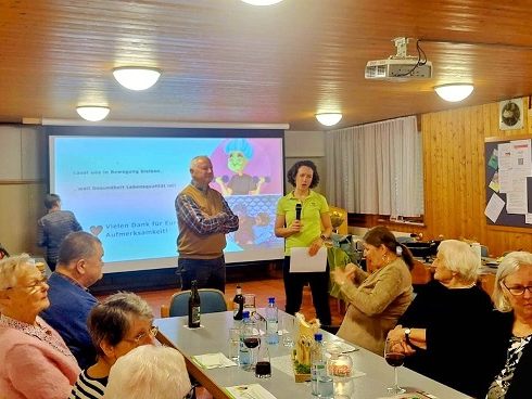 Physiotherapie beim PVÖ Clubnachmittag Bürs Physiotherapie beim PVÖ Clubnachmittag Bürs