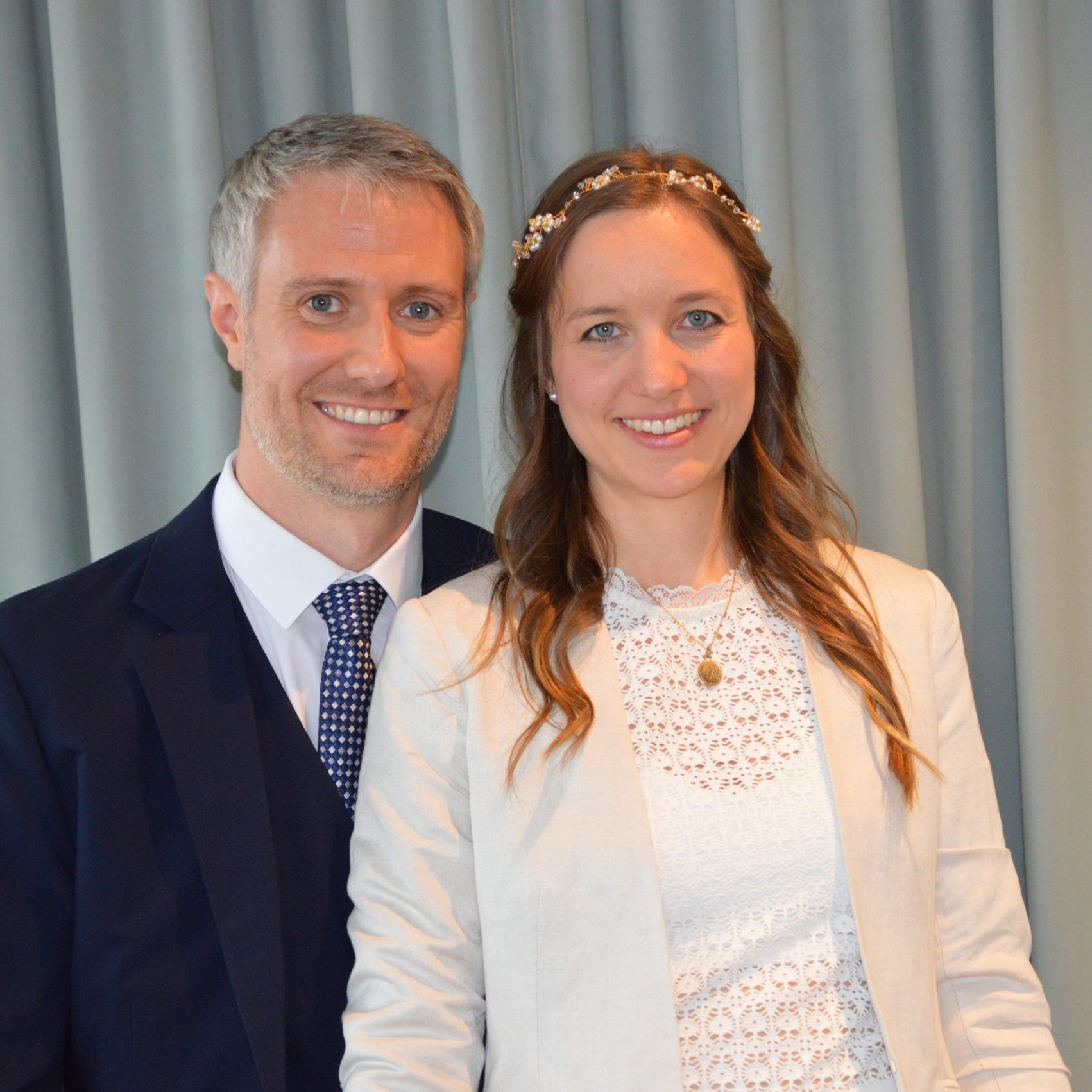 Sarah Hauck und Roman Holzer feierten ihre standesamtliche Trauung.