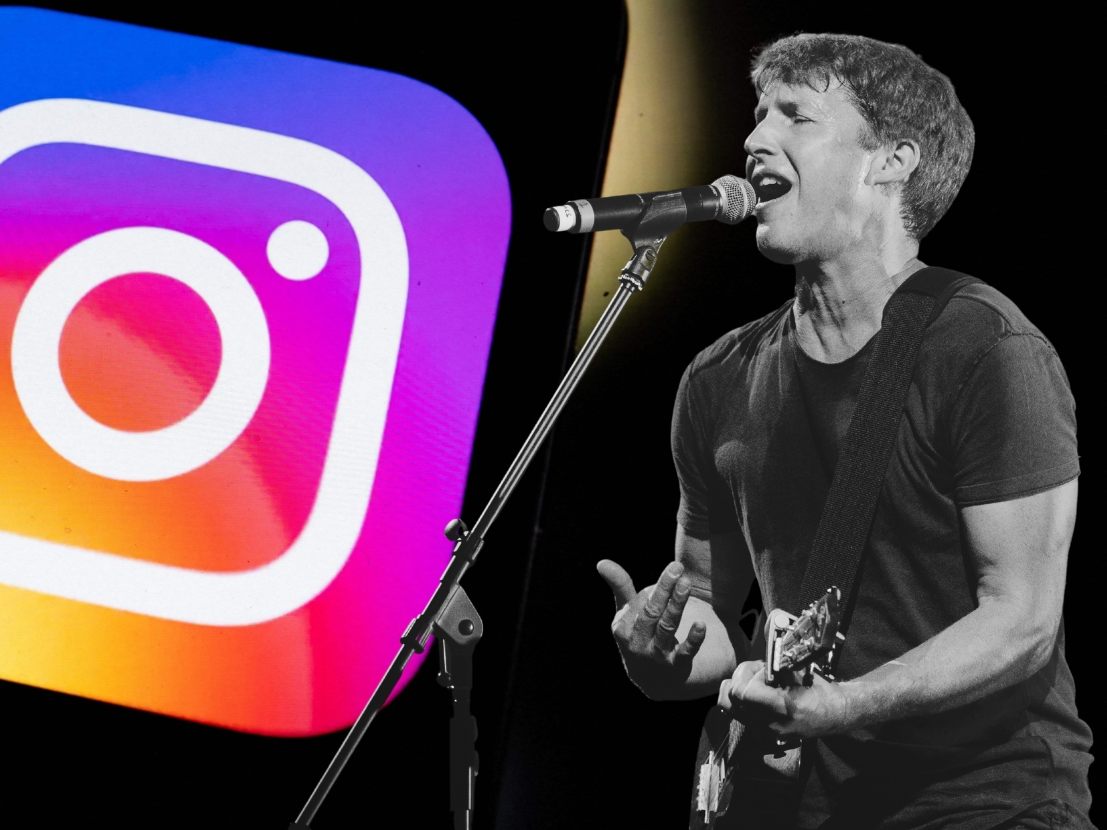 James Blunt lässt Online über seinen neuen Namen abstimmen.