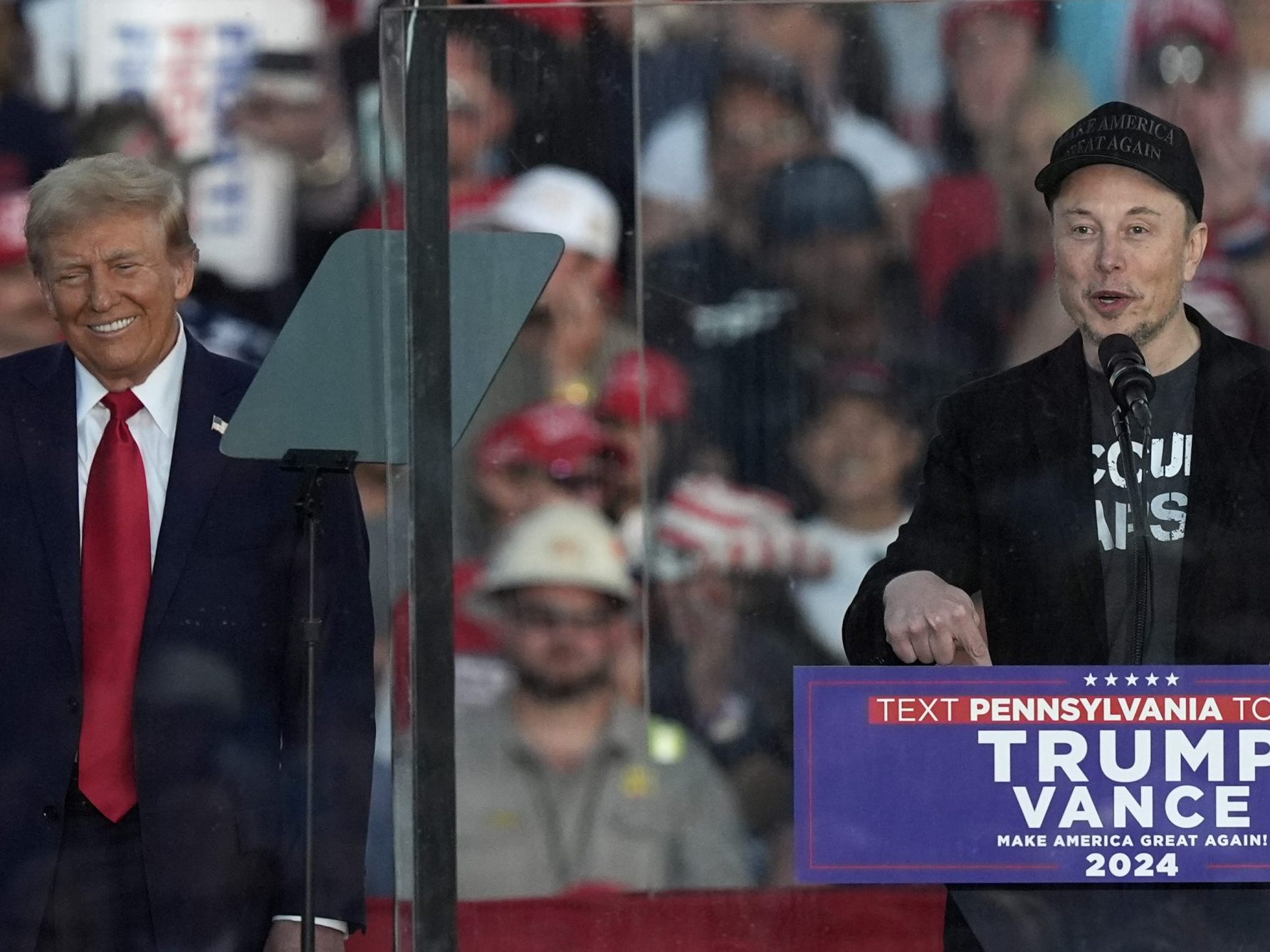 Ex-US-Präsident Donald Trump bekommt Unterstützung von Tech-Milliardär Elon Musk.