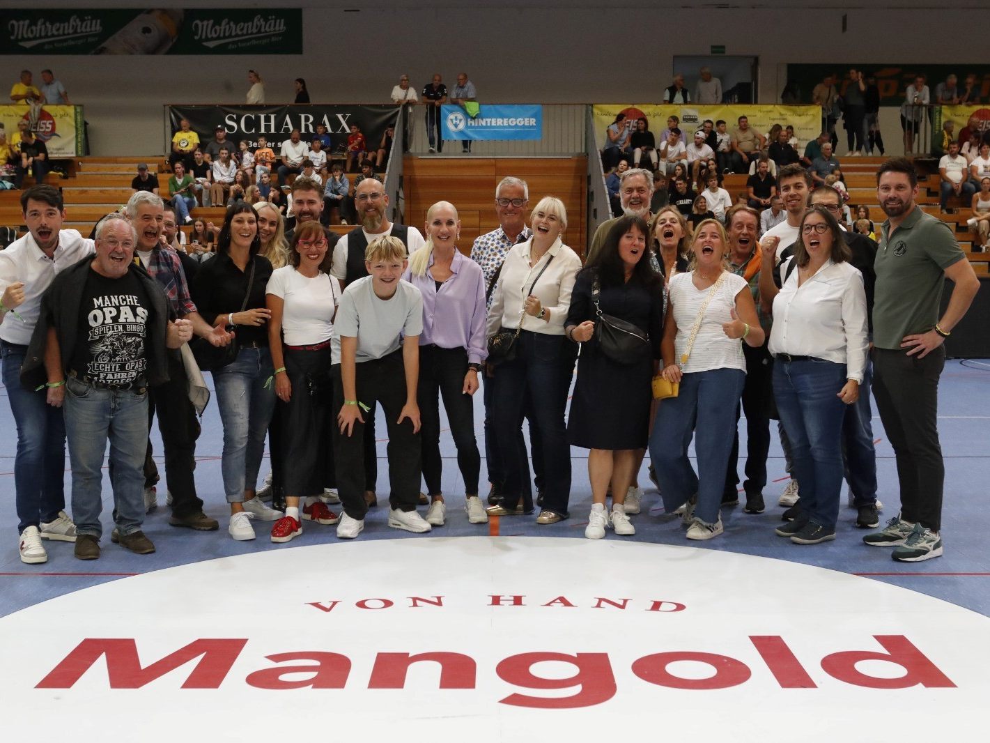 Gildenball-Gewinner feiern Sieg von Handball Bregenz