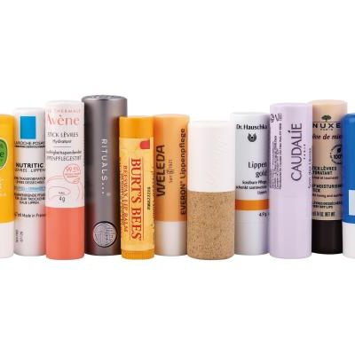 Diese Lippenpflegestifte wurden getestet.