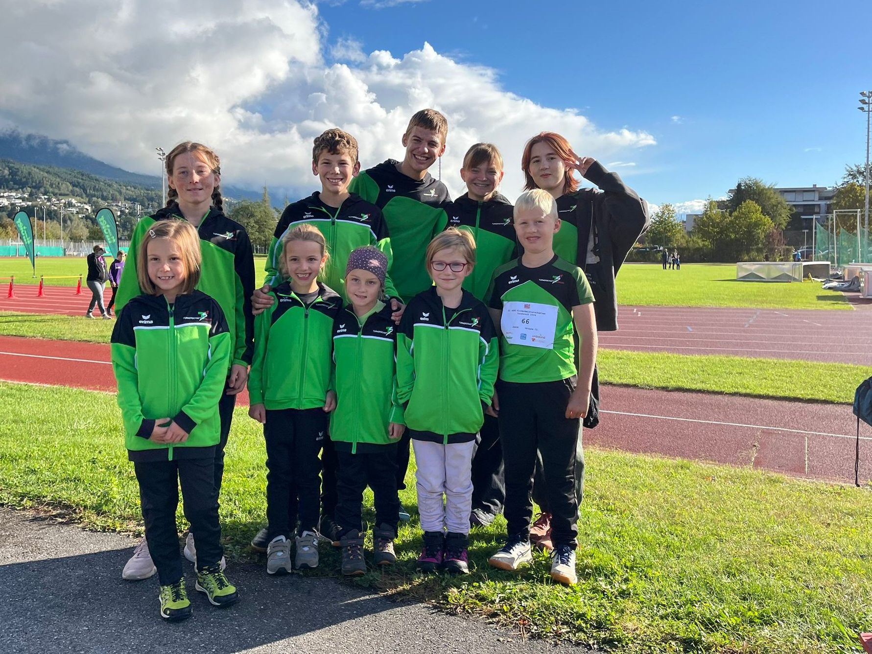 Die Kids vom TS Weiler beim Kinderzehnkampf.