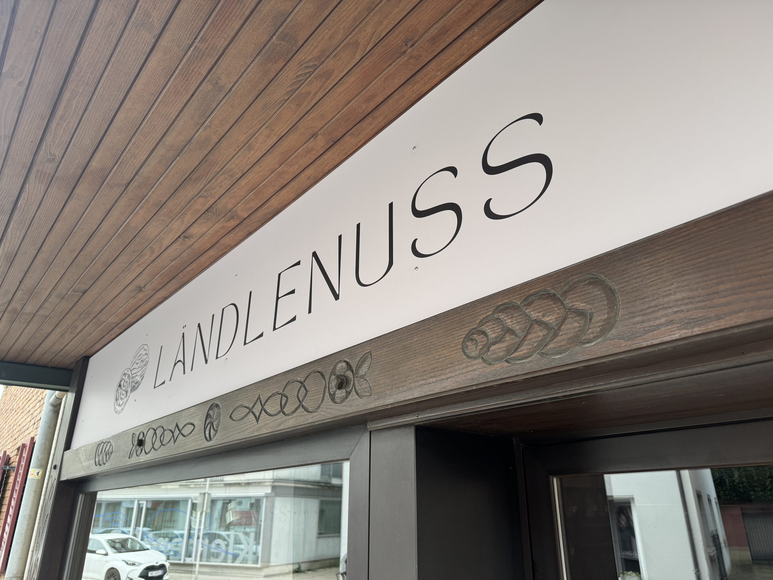 Eine alte Bäckerei wird nun zum Nuss Laden