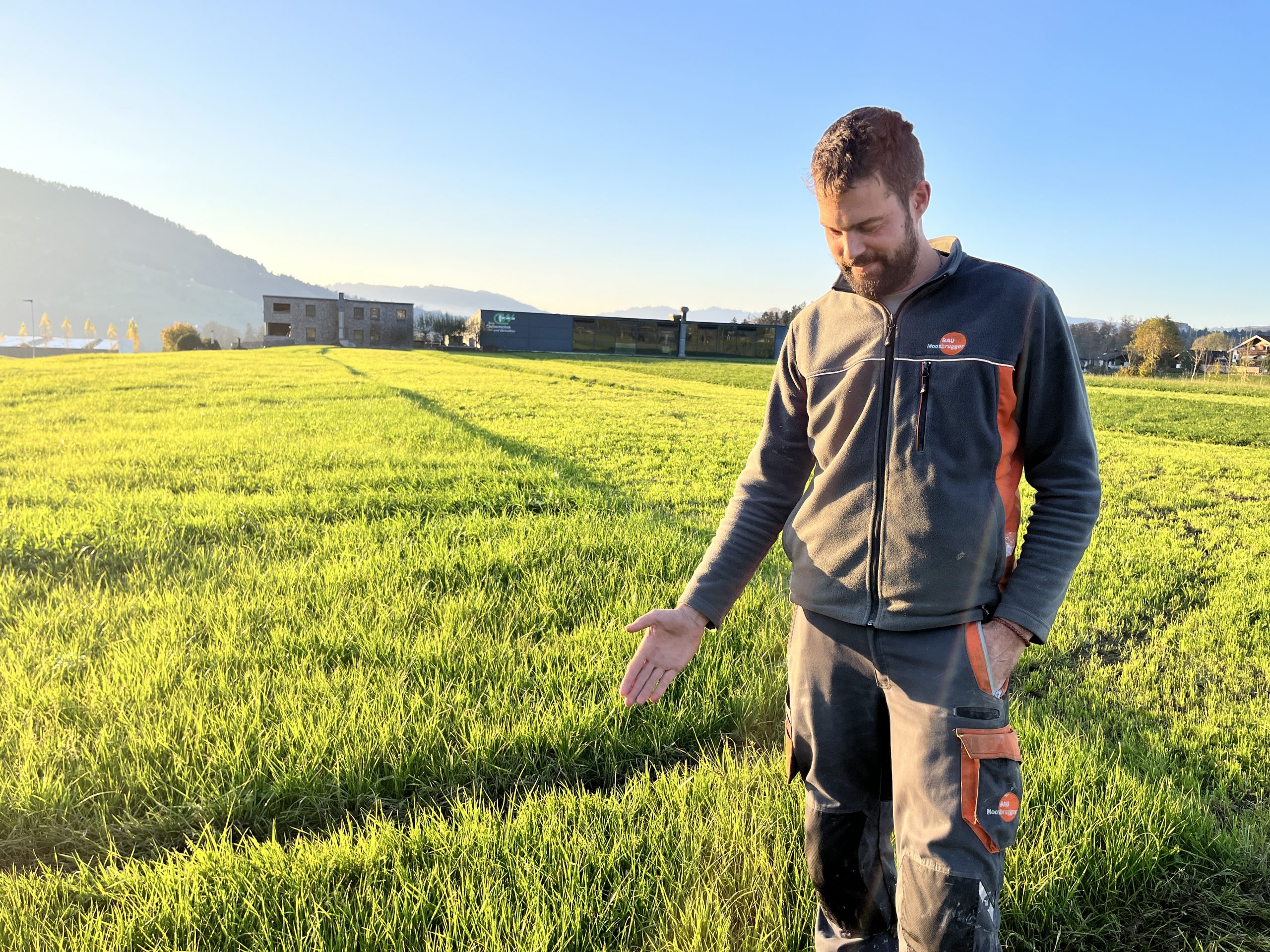 Der Landwirt fand sein Feld am Samstagmorgen so vor. Der Landwirt fand sein Feld am Samstagmorgen so vor.