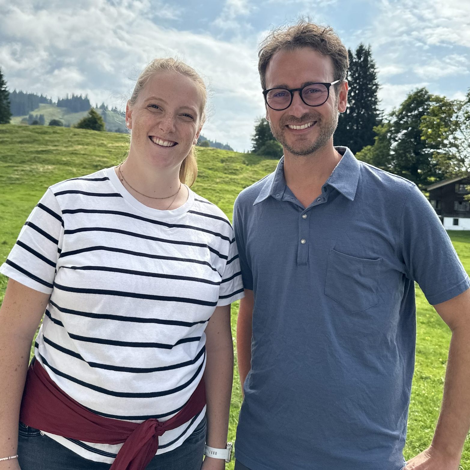 Mit Daniel Zadra vor der Landtagswahl auf einer kleinen Wandertour.
