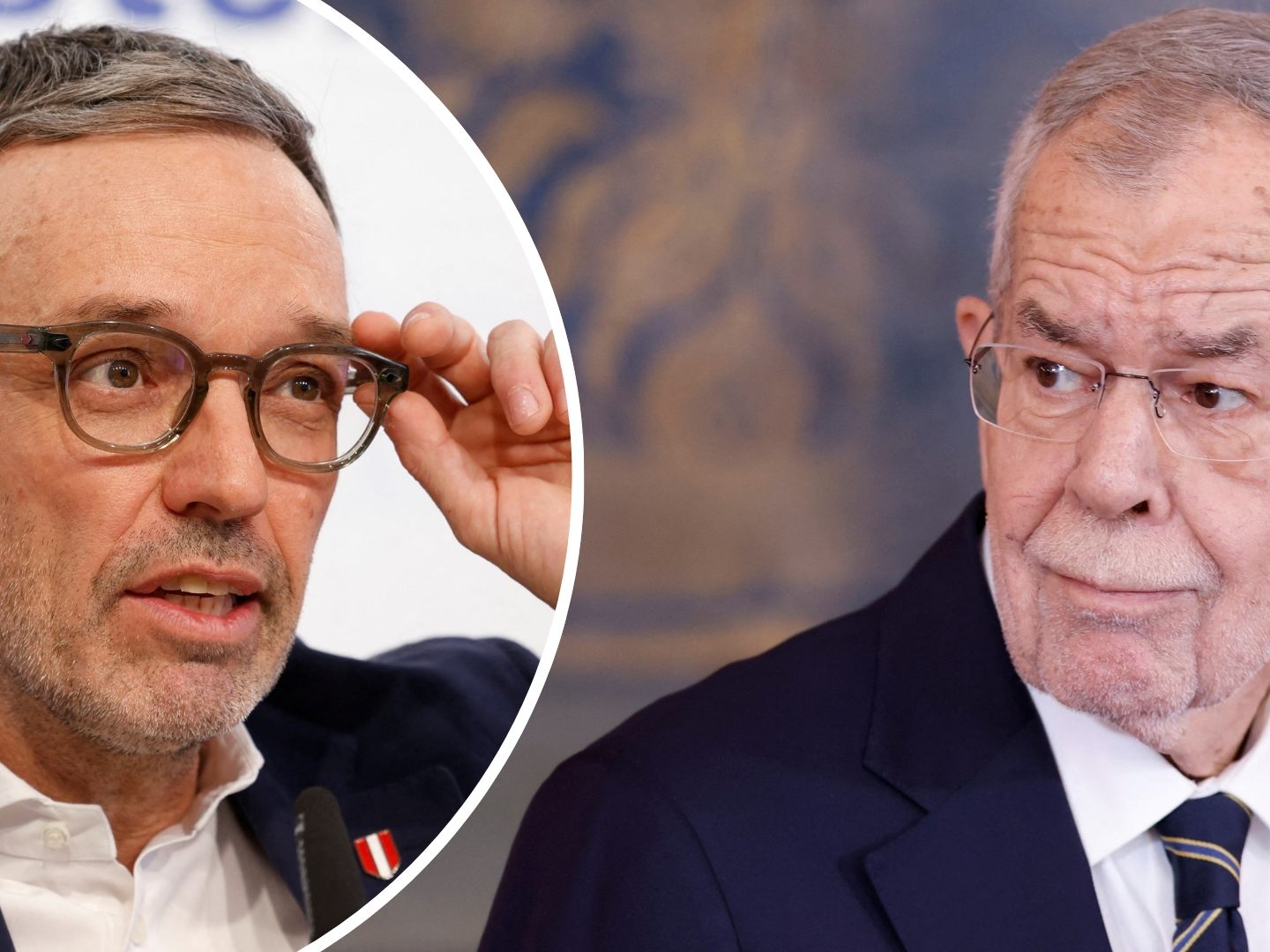 Der Ball liegt jetzt wieder bei Bundespräsident Van der Bellen (r.)