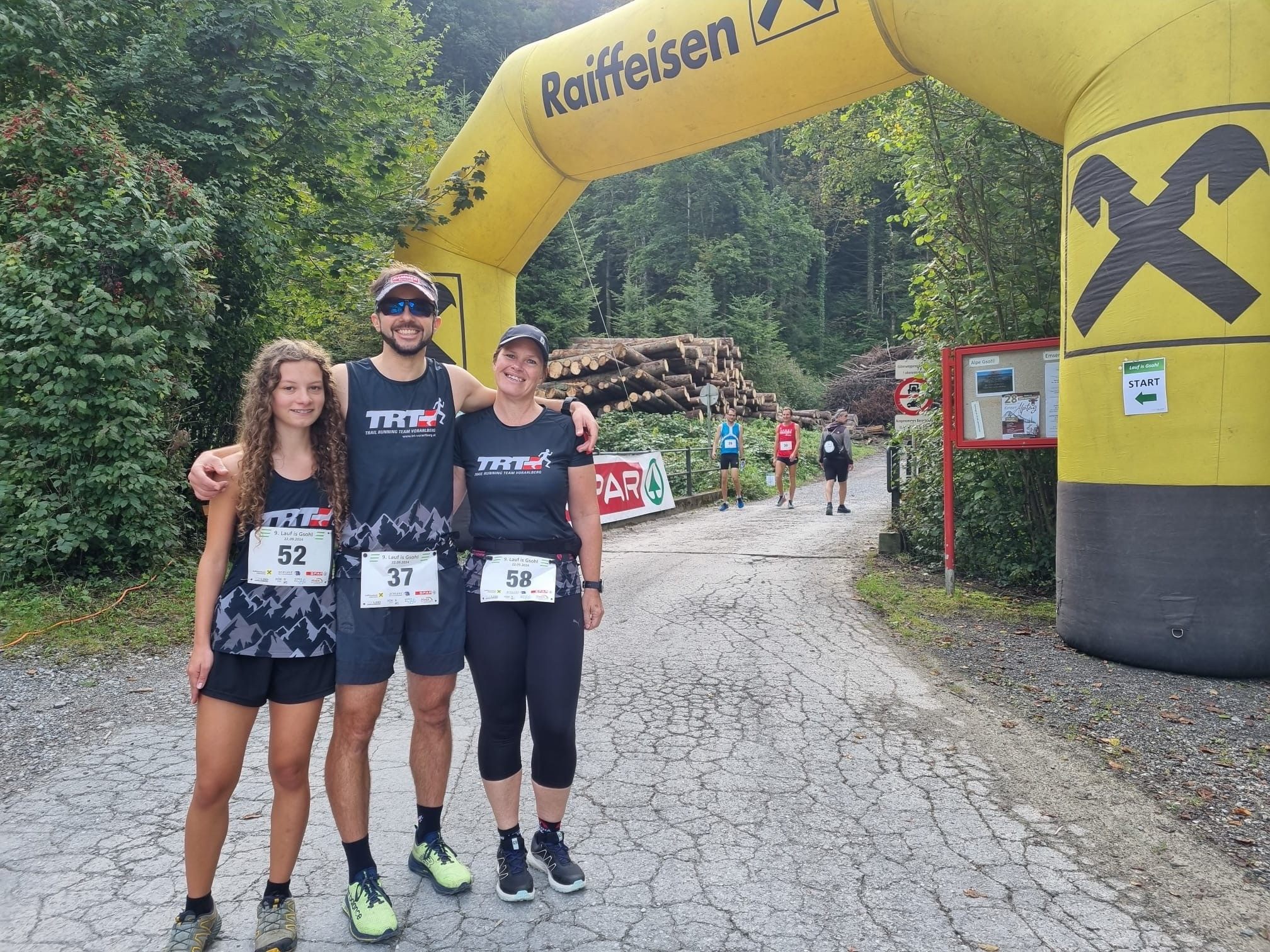 Das TRT Team beim Lauf ins Gsohl