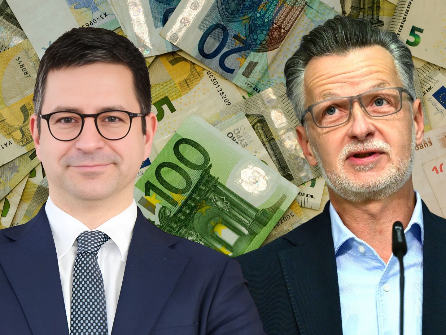 ÖRV-Generalsekretär Rehulka (li.): Brauchen Lohnabschlüsse maximal auf Inflationsniveau