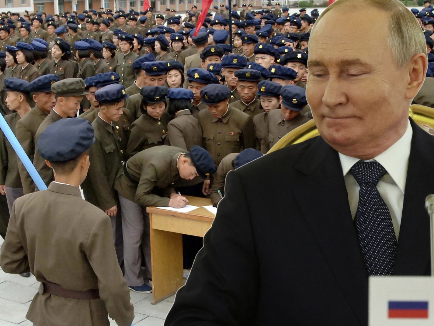 Die ukrainischen Geheimdienste hätten Informationen, dass Putin Soldaten aus Nordkorea einsetzen will. Die ukrainischen Geheimdienste hätten Informationen, dass Putin Soldaten aus Nordkorea einsetzen will.
