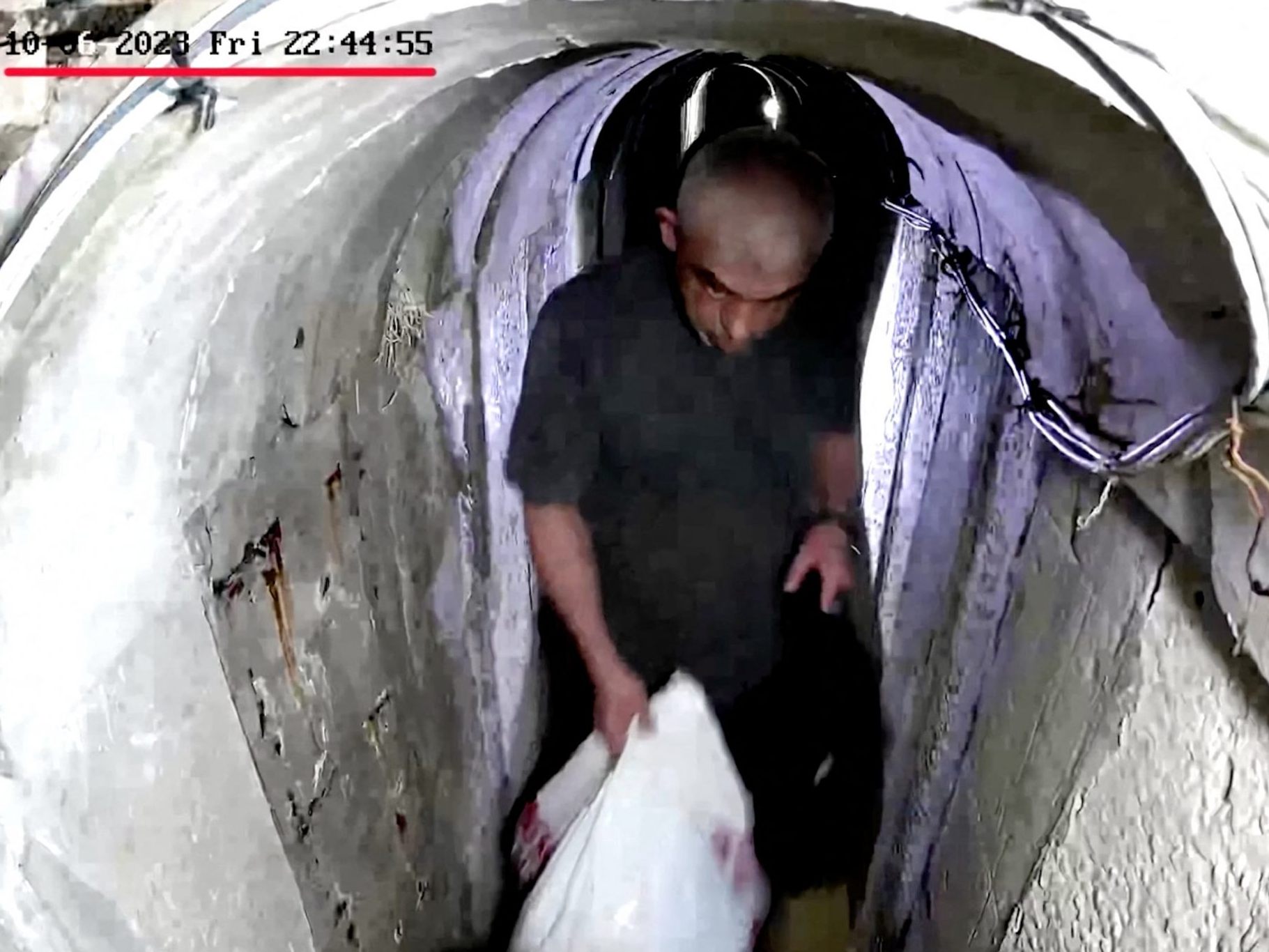 Israels Armee: Hamas-Chef Sinwar verschanzte sich mit Familie in unterirdischem Tunnelsystem.