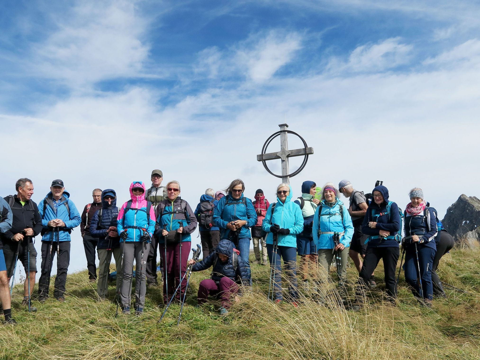 Eine schöne Bergtour zum Hohenlicht erlebten die Wanderfreunde vom Verein VORARLBERG 50plus Eine schöne Bergtour zum Hohenlicht erlebten die Wanderfreunde vom Verein VORARLBERG 50plus