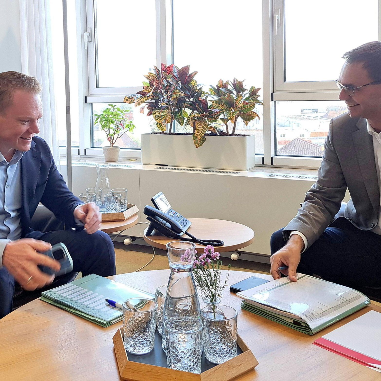 Landeshauptmann Markus Wallner trifft sich am Vormittag mit FPÖ und Grünen, am Nachmittag mit SPÖ und NEOS.