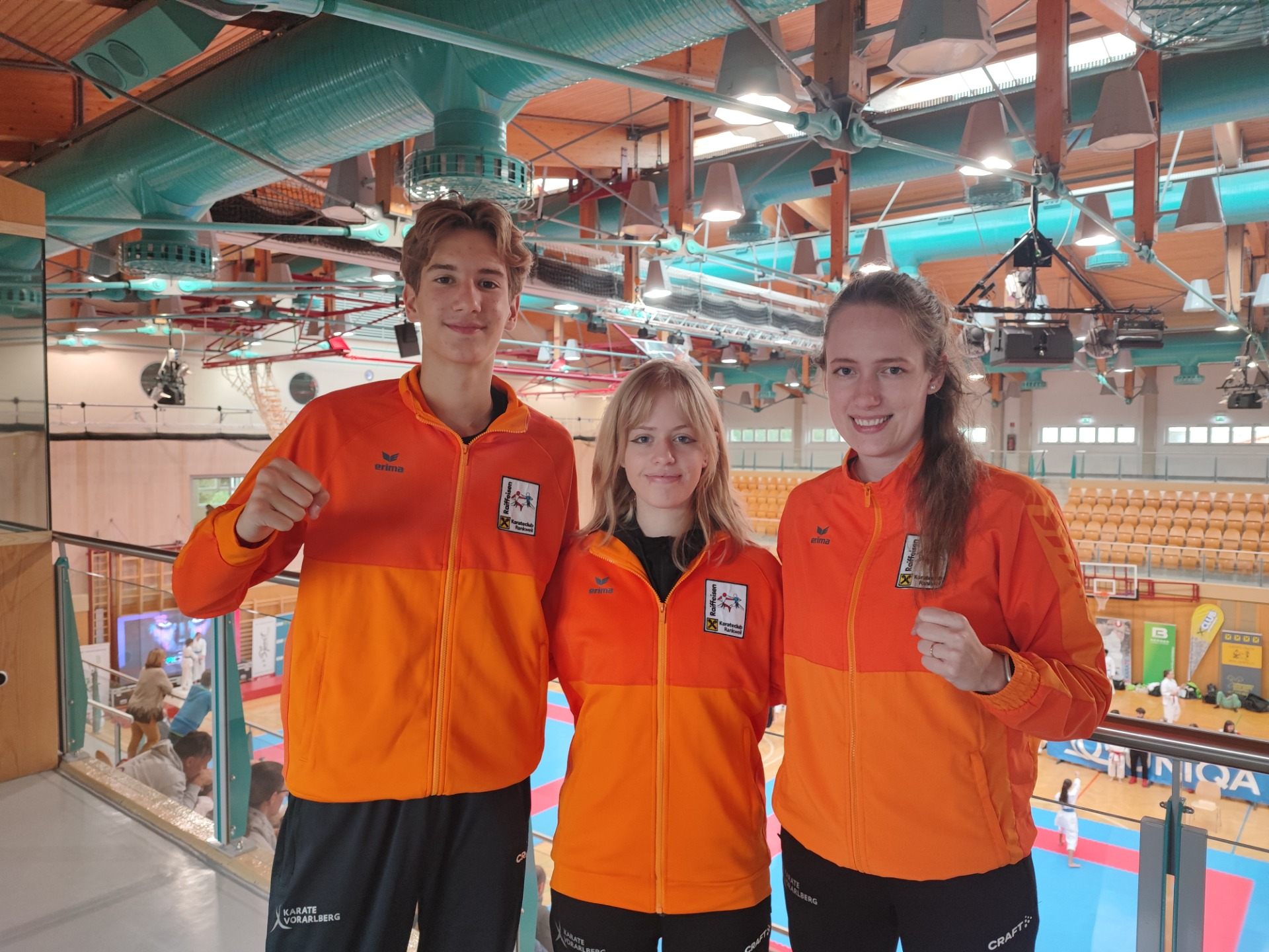 Lorenz Jenni, Lara Schnetzer und Sarah Köchle.