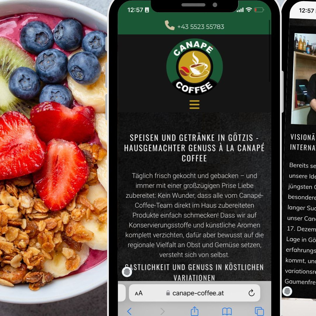 Das Canapé Coffee in Götzis ist die perfekte Anlaufstelle für alle, die gesunde, nachhaltige und regionale Köstlichkeiten schätzen.