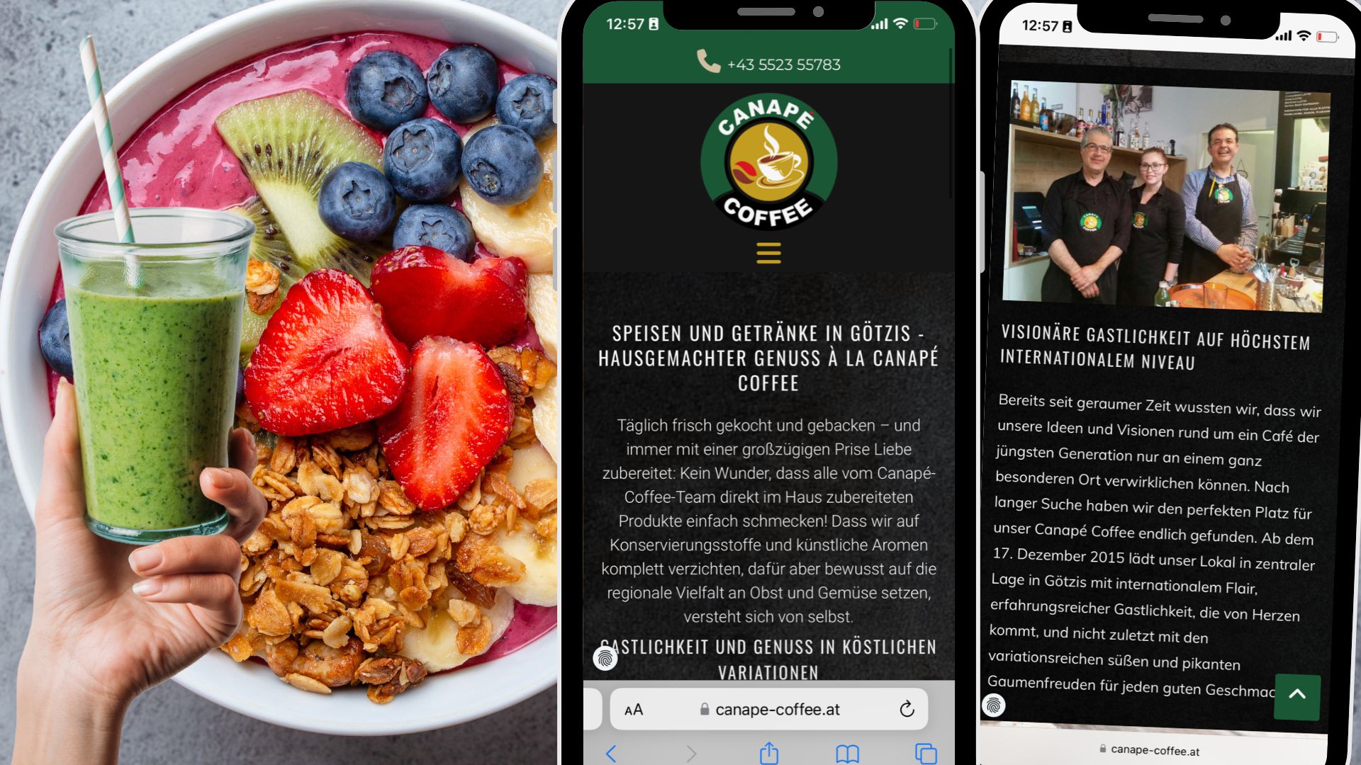 Das Canapé Coffee in Götzis ist die perfekte Anlaufstelle für alle, die gesunde, nachhaltige und regionale Köstlichkeiten schätzen. Das Canapé Coffee in Götzis ist die perfekte Anlaufstelle für alle, die gesunde, nachhaltige und regionale Köstlichkeiten schätzen.