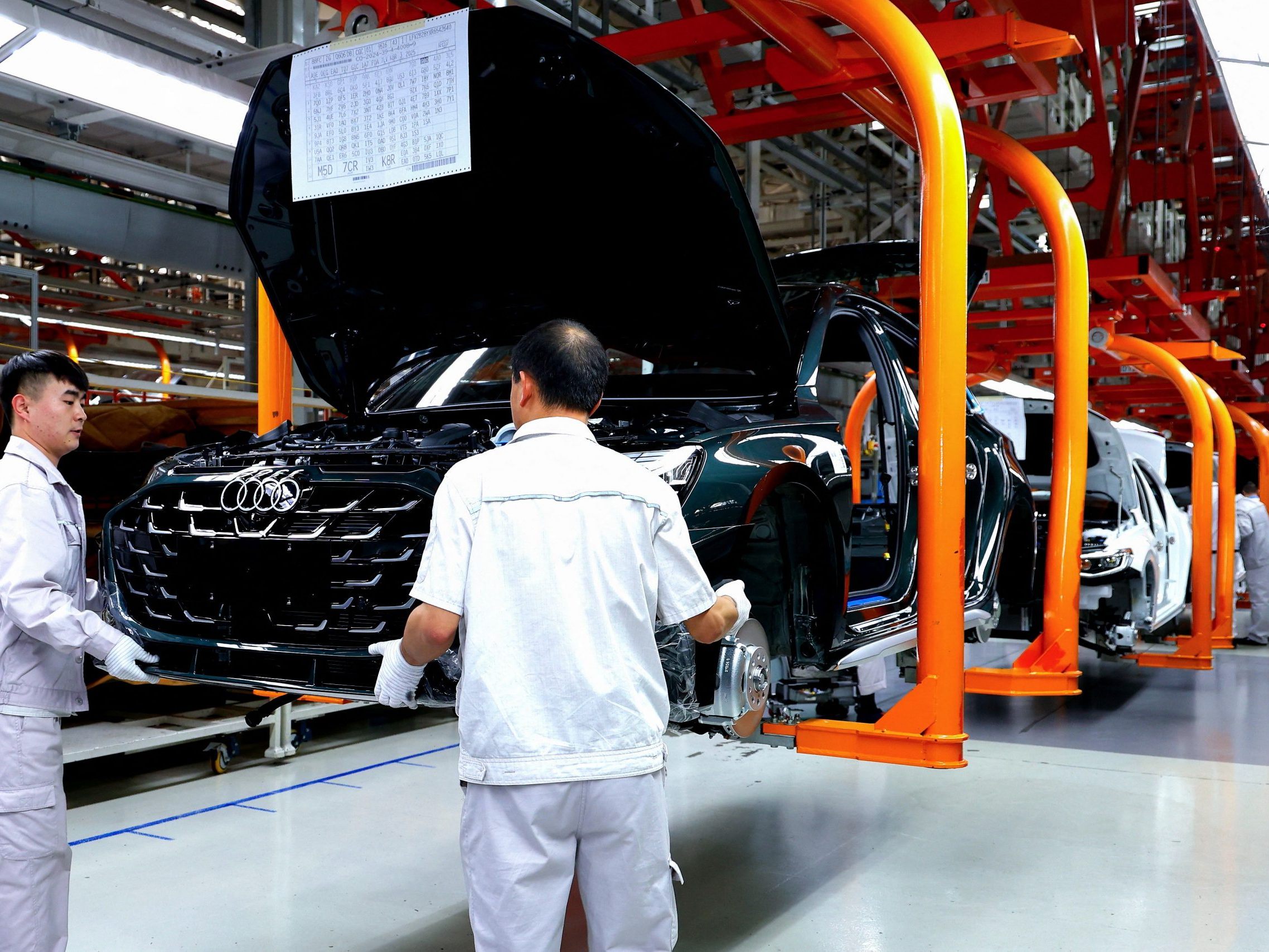 Auch deutsche Hersteller wie Audi produzieren in China.