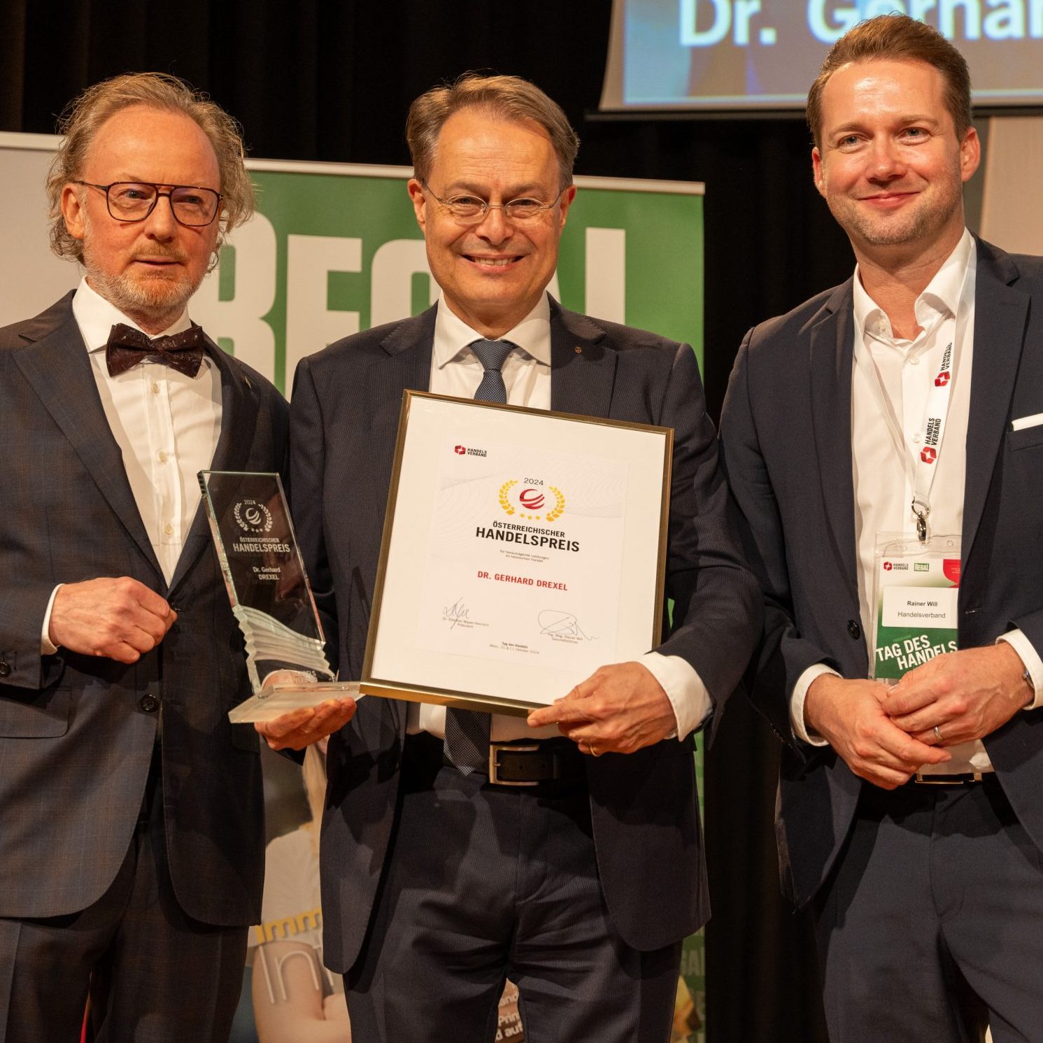 Dr. Gerhard Drexel wurde für sein Lebenswerk ausgezeichnet.