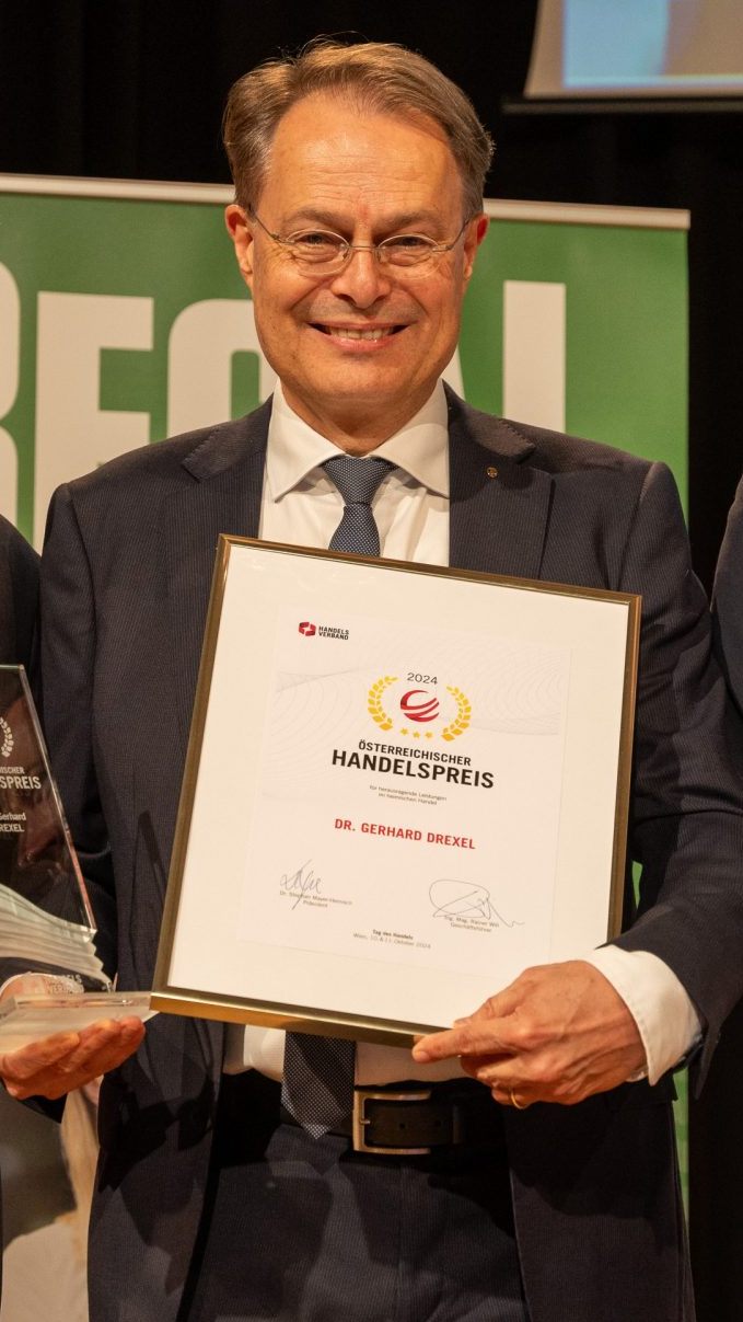 Dr. Gerhard Drexel wurde für sein Lebenswerk ausgezeichnet.