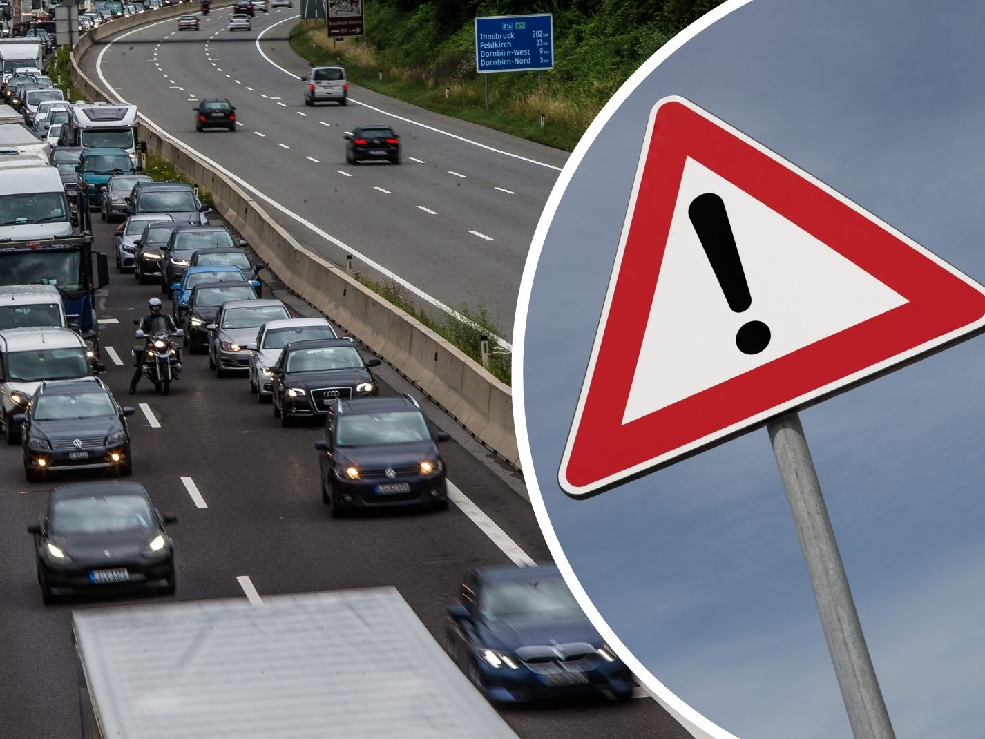 Reisende müssen zu Beginn der Herbstferien mit Stau und Verzögerungen rechnen. (Symbolbild)