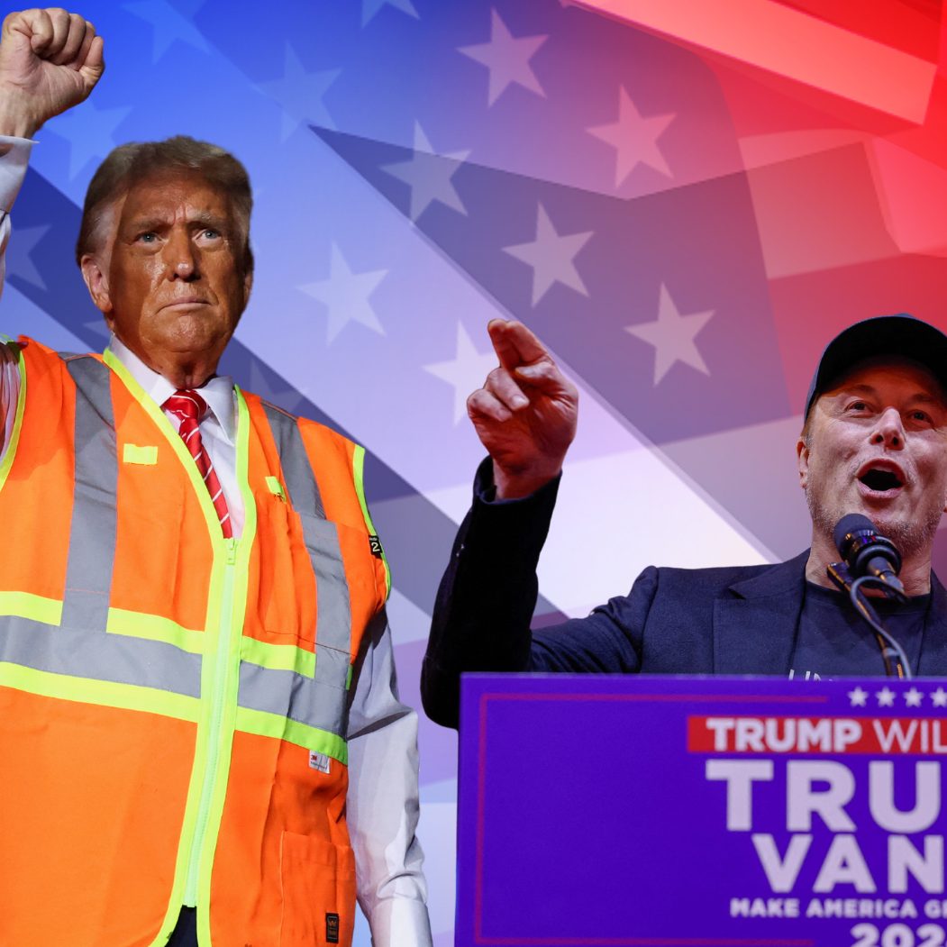 Elon Musk und Donald Trump vereint im Wahlkampf: Milliardäre und Machtspiele prägen die US-Politik.