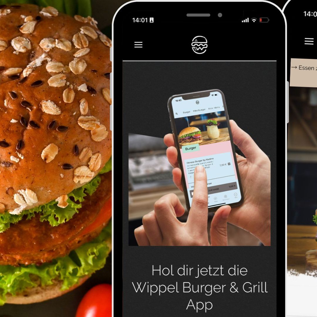 Neben einer festen Speisekarte gibt es regelmäßige Aktionsburger und Specials.