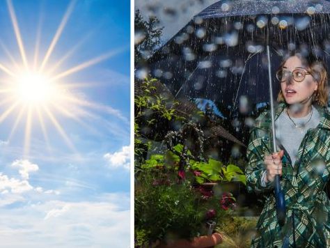 Noch scheint die Sonne, aber das wird sich am Dienstag ändern. (Symbolbild)