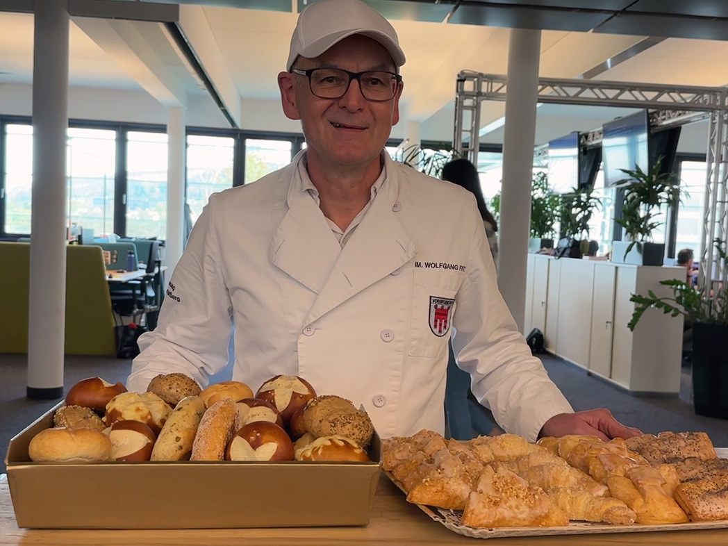 Wolfgang Fitz ist Innungsmeister der Bäcker. Wolfgang Fitz ist Innungsmeister der Bäcker.