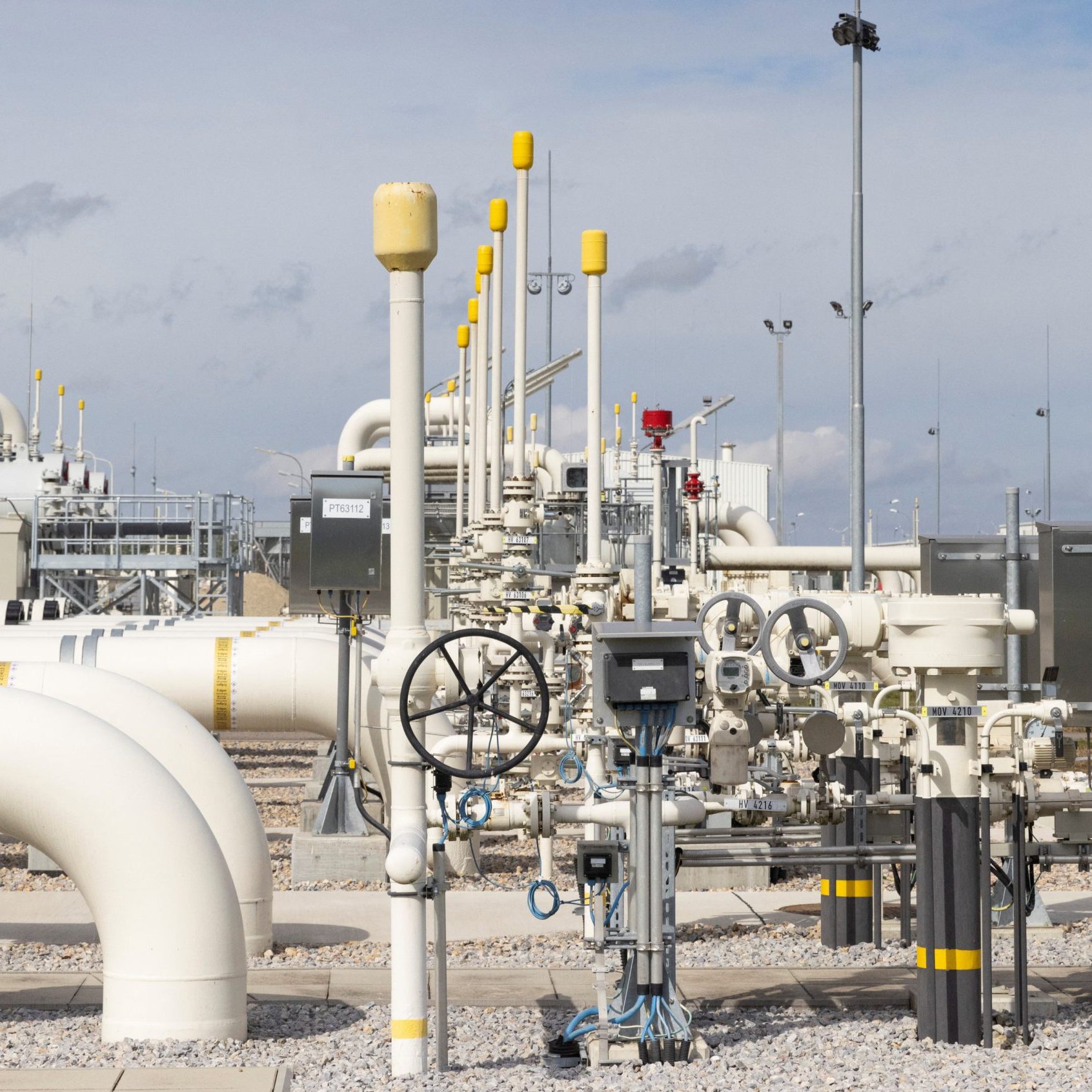 Am Knotenpunkt Baumgarten kommt weiter russisches Gas an.