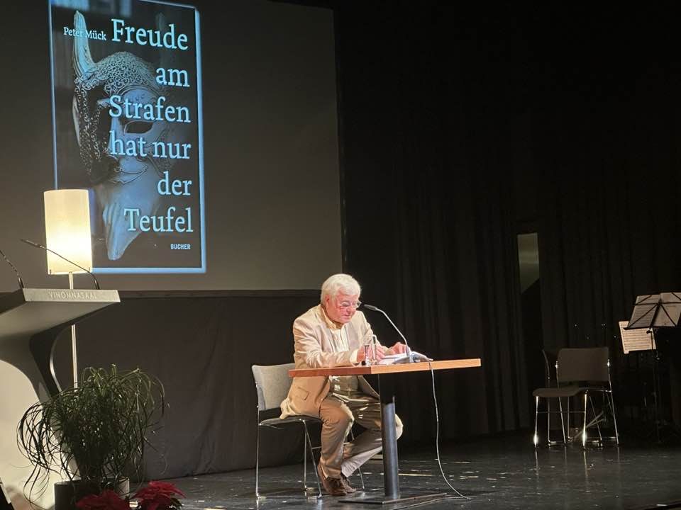 Peter Mück präsentierte sein erstes Buch.